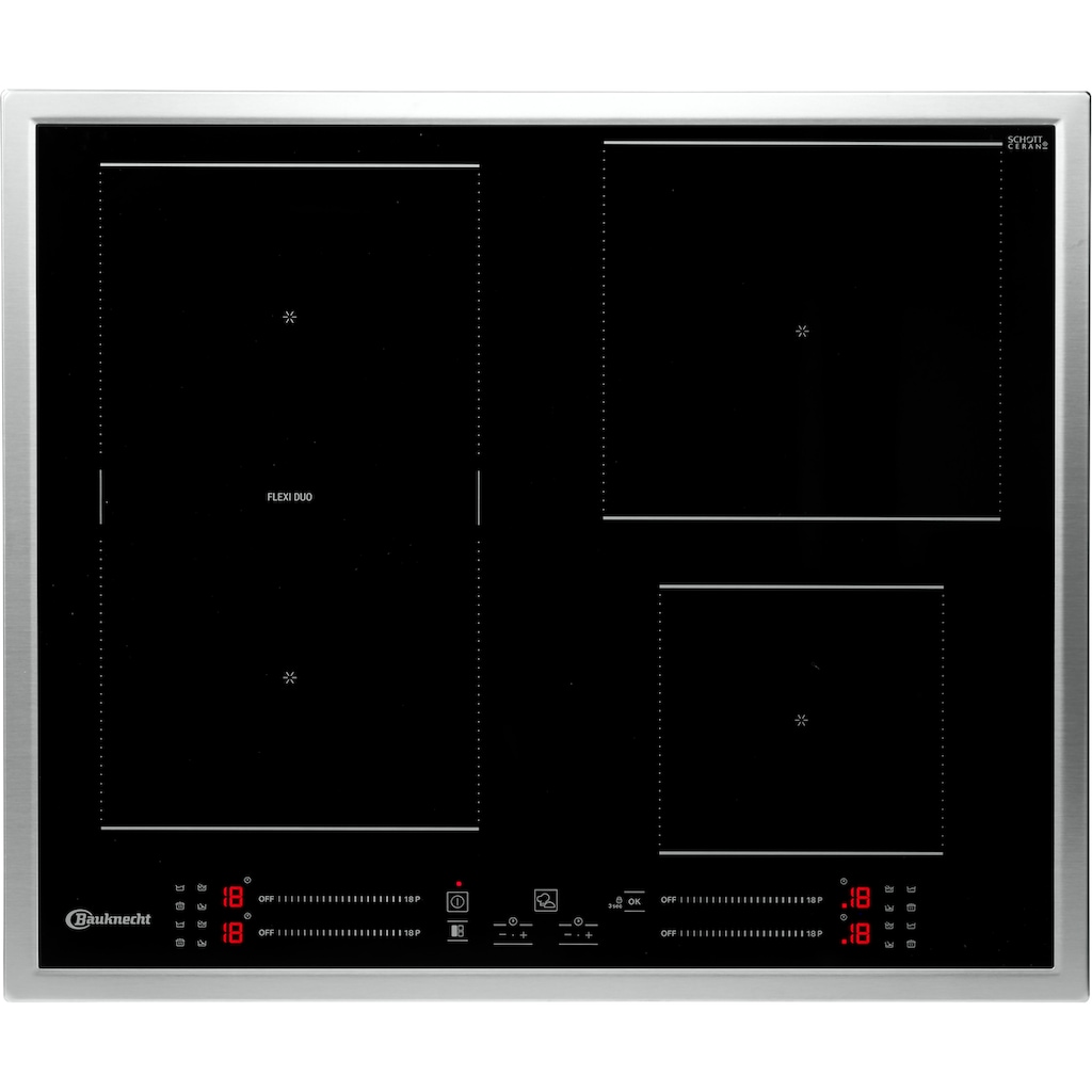 BAUKNECHT Backofen-Set »BAKO 900 PYRO IND F«, BAR2 KP8V2 IN, mit 2-fach-Teleskopauszug, Pyrolyse-Selbstreinigung