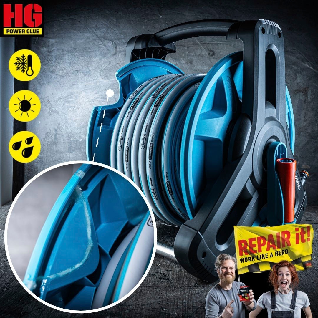 HG Klebstoff »PowerGlue«, XXL-Profikoffer, die Schweissnaht aus der Flasche