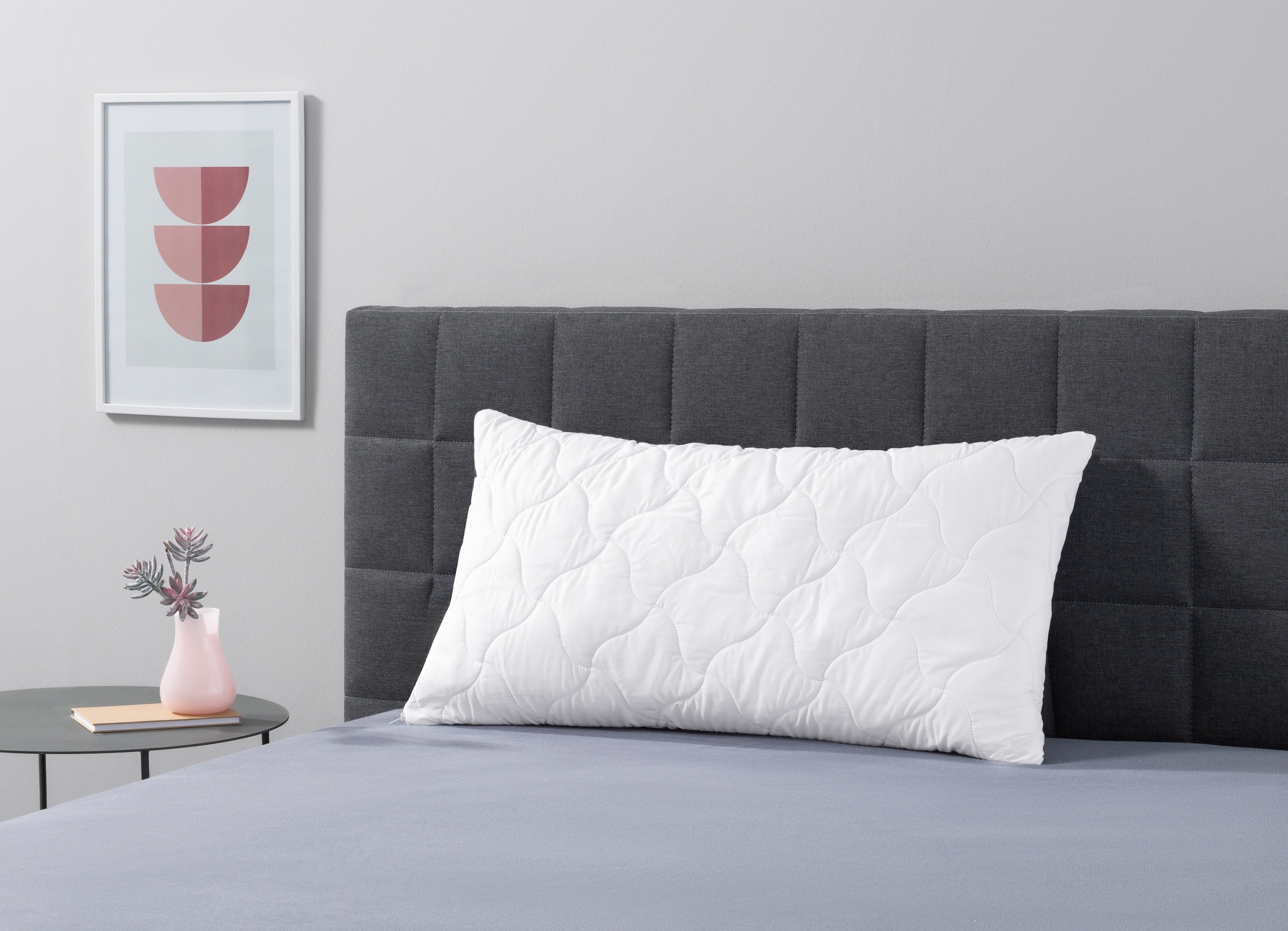 OTTO home Microfaserkissen »Fantasy Kopfkissen 40x80 oder 80x80 cm, Made in Germany« Füllung: 100% ökologisches, klimaregulierendes Polyester 1 Stk. tlg. Bezug Polyester oder recyceltem Polyester oder Baumwolle (ECO)