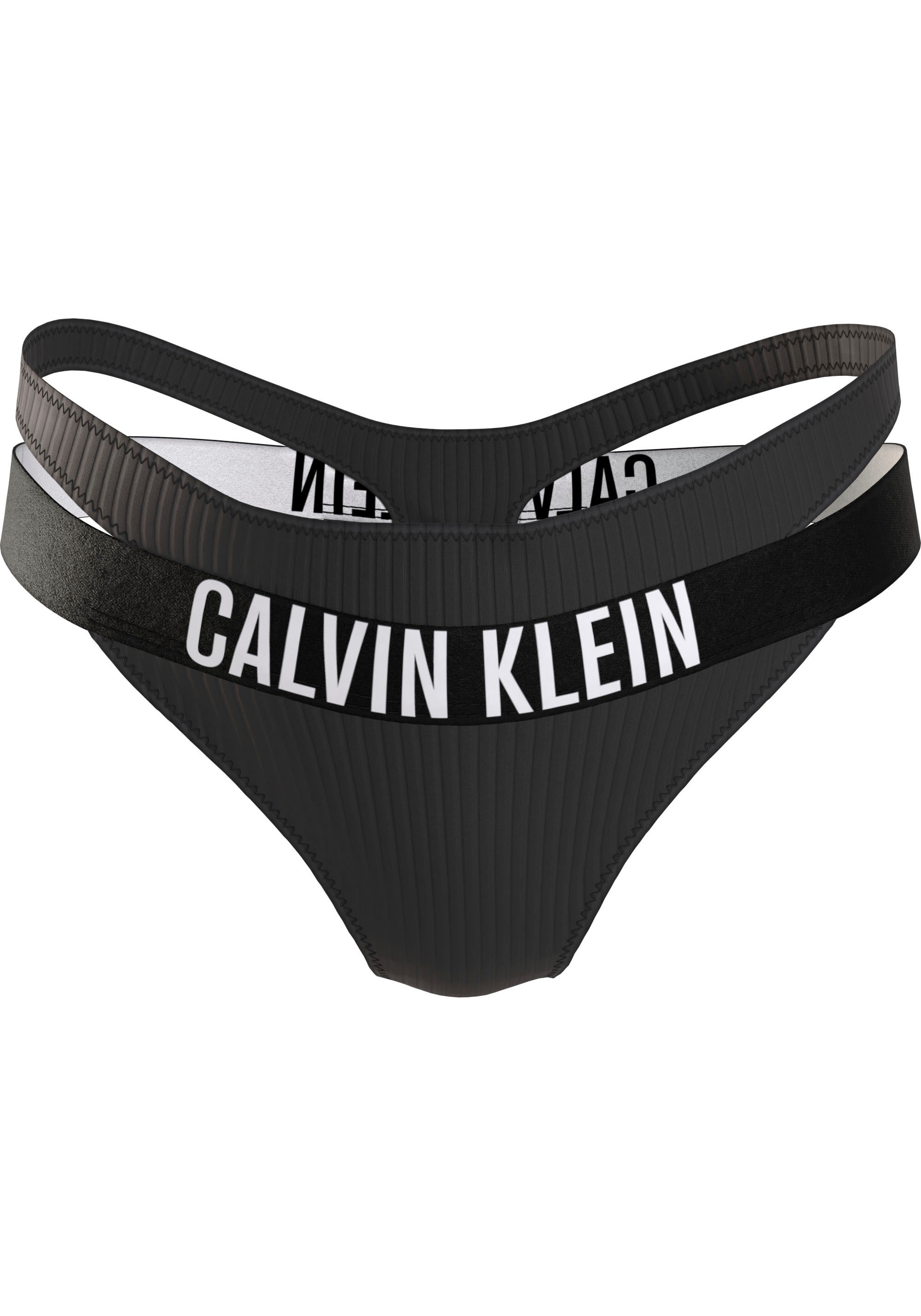 Calvin Klein Swimwear Badeslip »THONG BRAZILIAN«, mit Calvin Klein Markenlabel kaufen