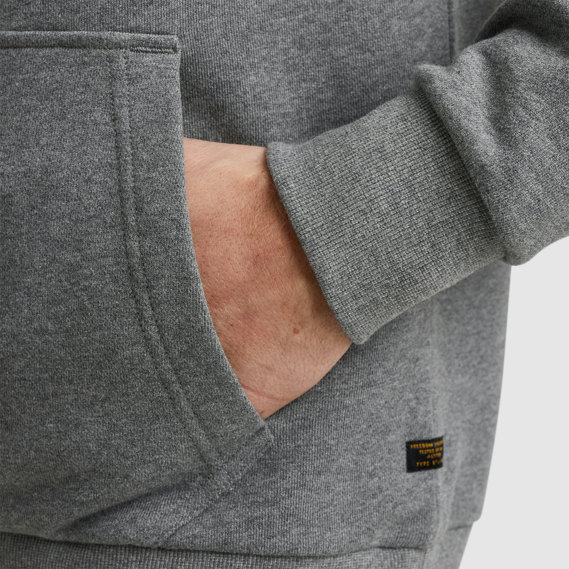 PME LEGEND Kapuzensweatshirt »Hooded soft terry with logo«, mit Logostickerei