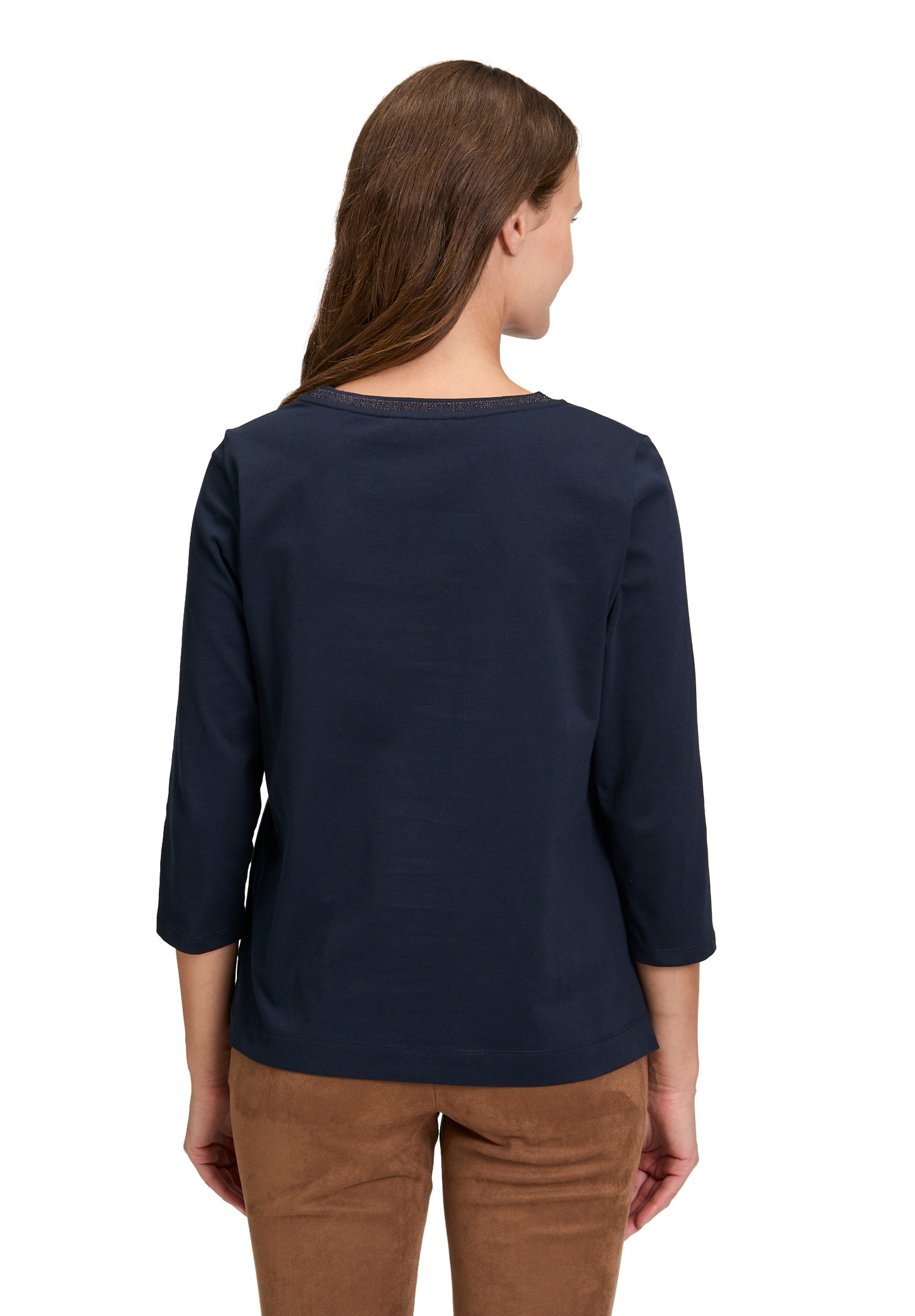 Betty Barclay Langarmshirt »Basic Shirt mit Rippbündchen«