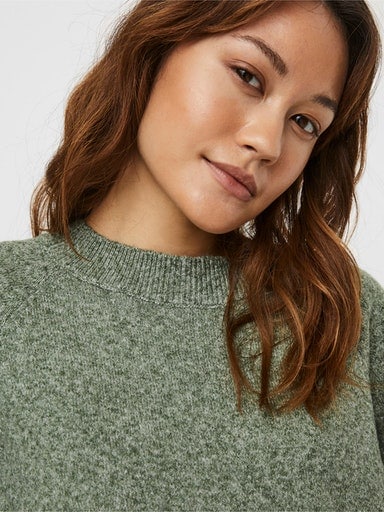 Vero Moda Rundhalspullover »VMDOFFY LS O-NECK BLOUSE GA NOOS«