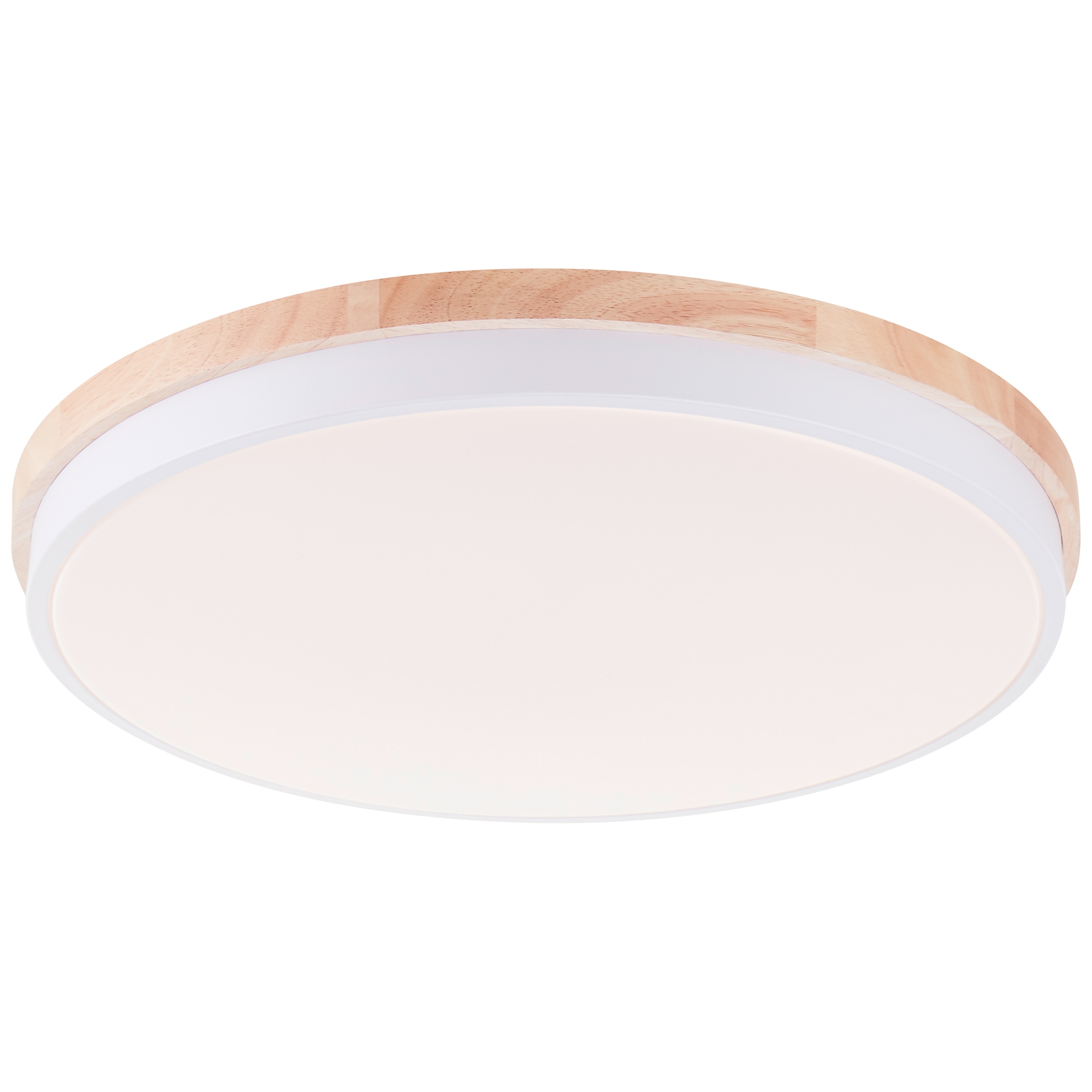 Brilliant LED Deckenleuchte »Baarlo«, Ø 50 cm, 4500 lm, 3000-6500 K, dimmbar, Fernbedienung, Holz/Metall