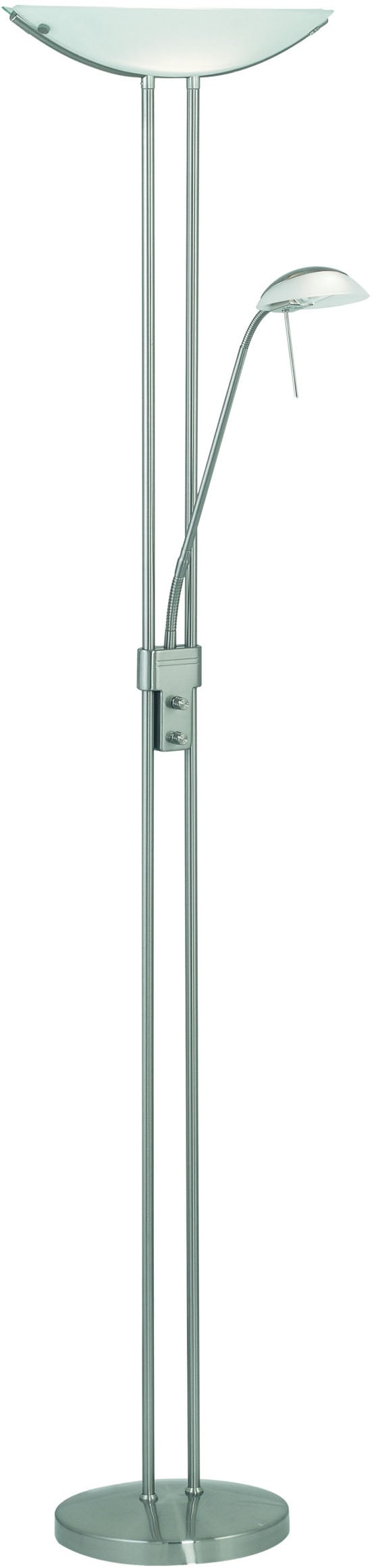 EGLO Stehlampe »BAYA Stehlampe - Stahl - R7S;G9 - 1X230W;1X33W - IP20« LED-Modul 1 Stk. Standleuchte, Leselampe, Wohzimmer, Schlafzimmer, L44 x H180 cm