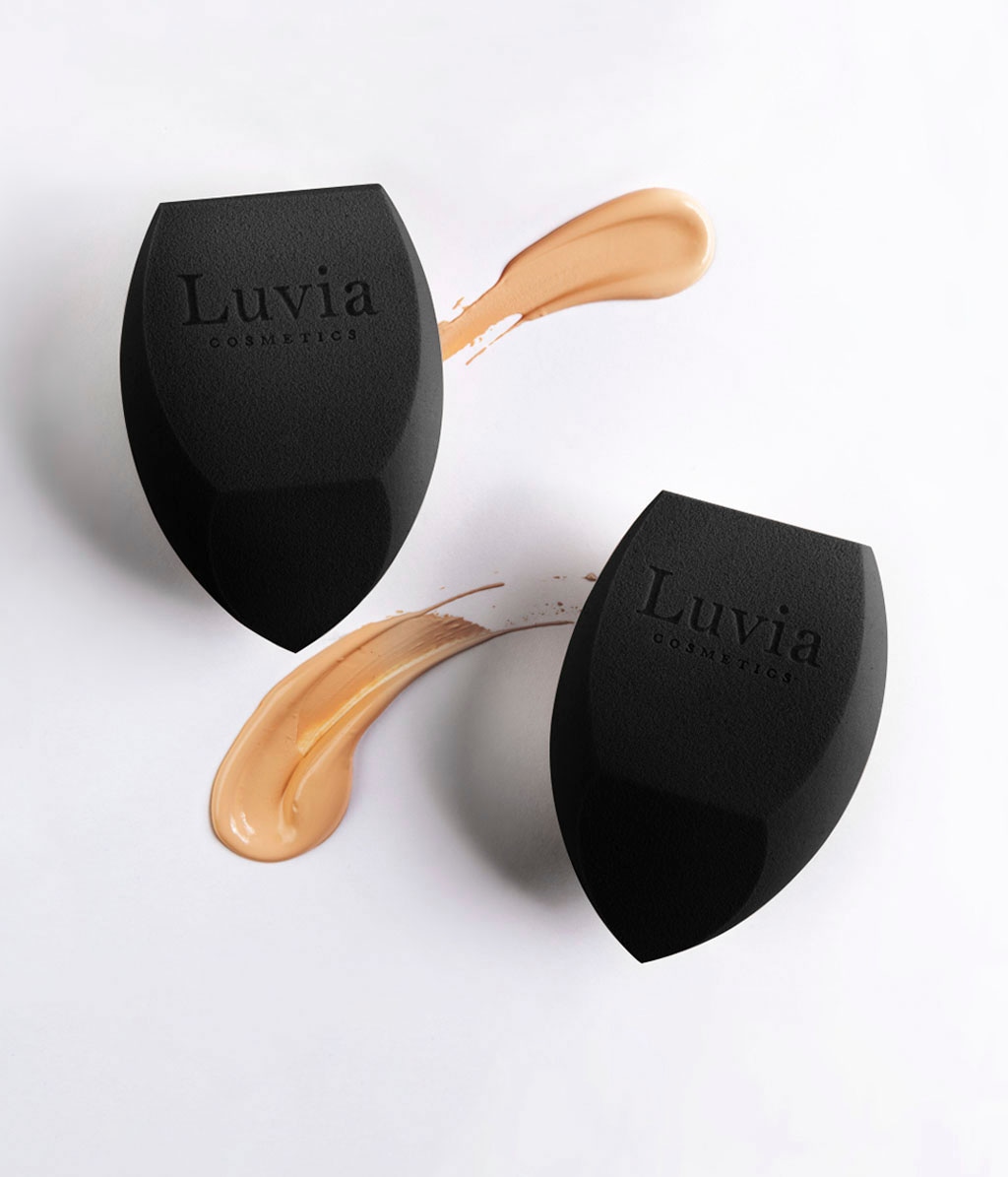 Luvia Cosmetics Schminkschwamm natürliches für tlg.), Oberfläche Make-up Hautbild feinporige 2 (Packung, »Diamond bei OTTOversand Sponge Set«