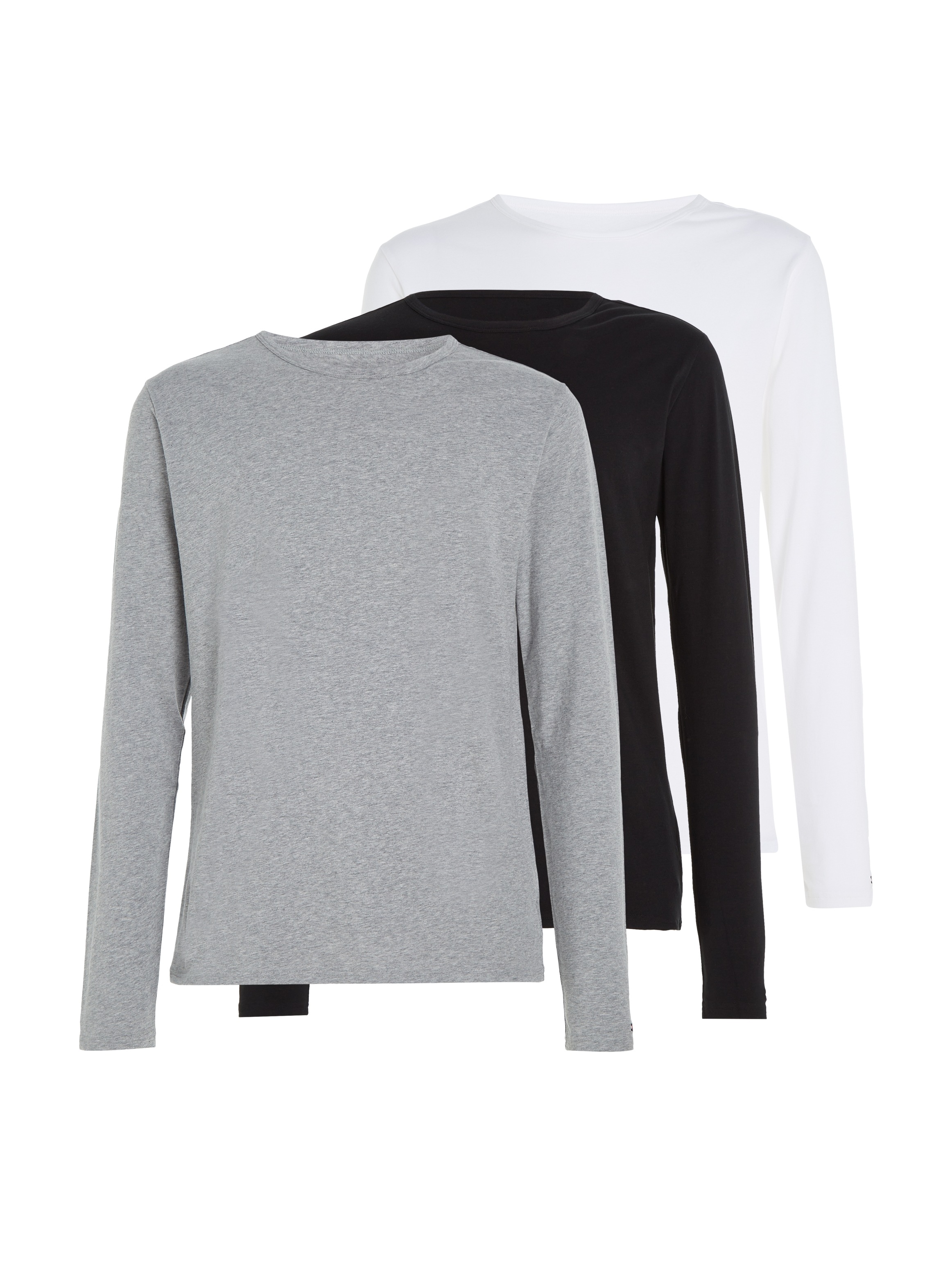 Tommy Hilfiger Underwear T-Shirt »3P LS Tee«, mit Markenlabel