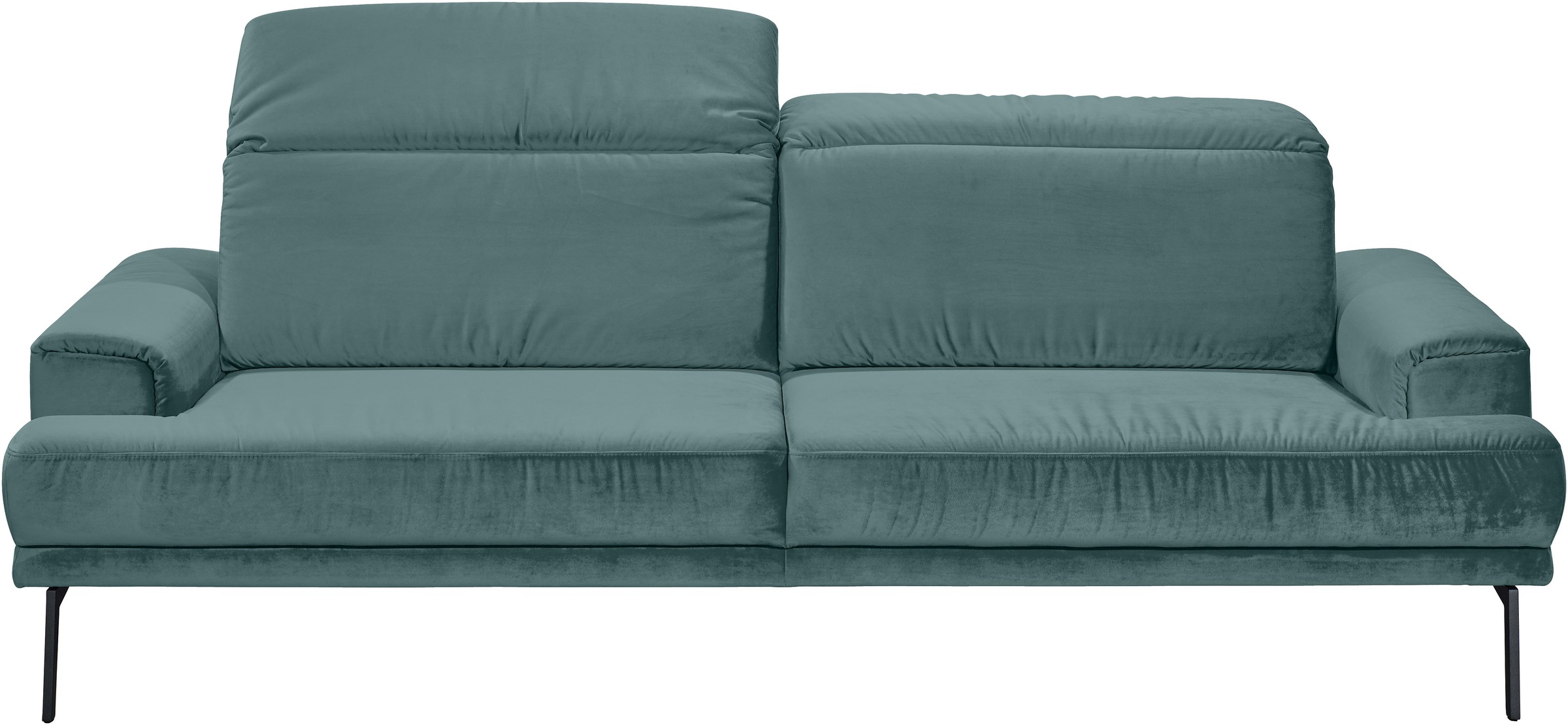 Musterring 3-Sitzer »MR 4580«, inkl. Kopf- und Sitztiefenverstellung, Fuß schwarz, B228 x T103 cm