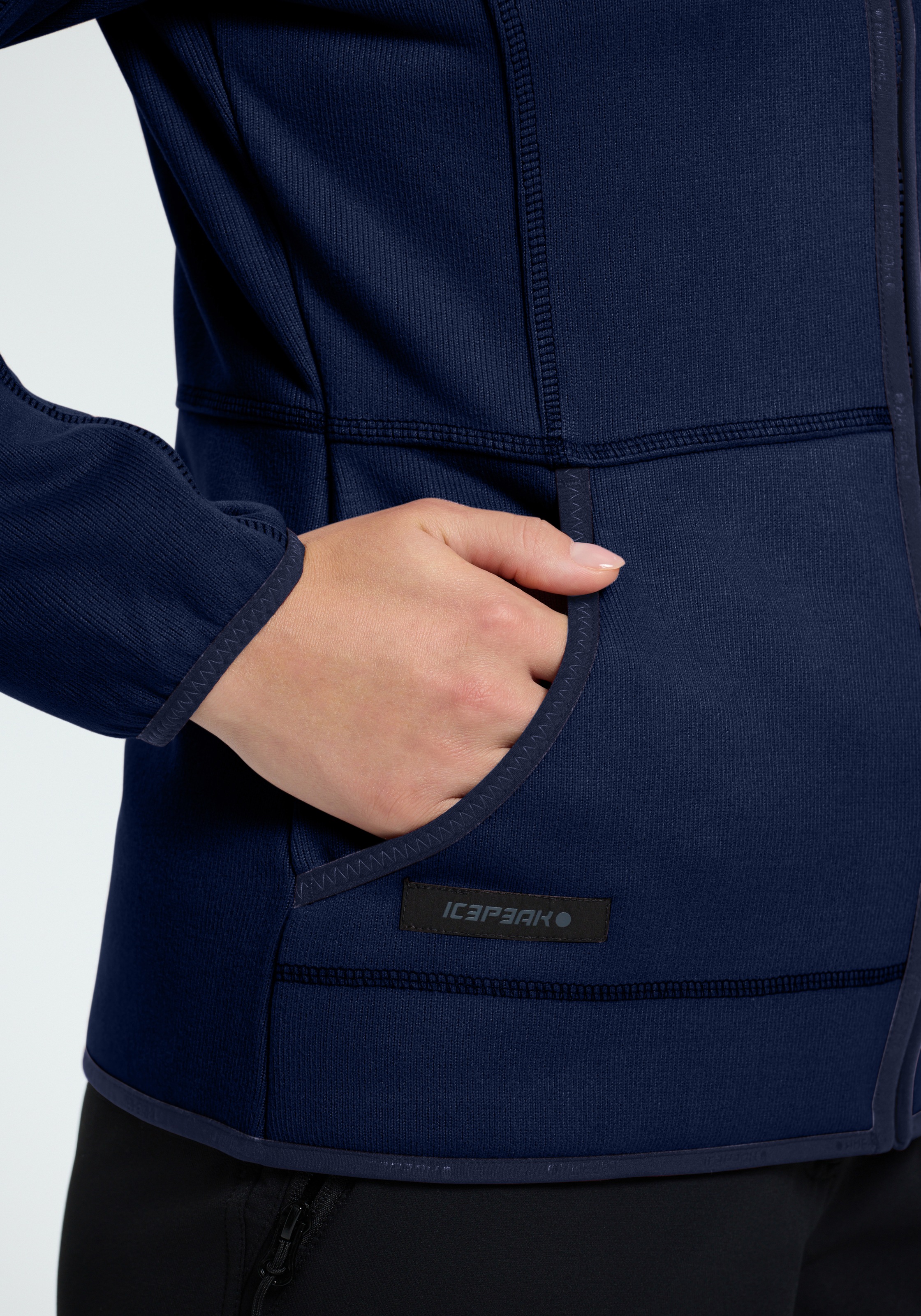 Icepeak Fleecejacke »ICEPEAK AMYRY« mit Stehkragen, für vielseitige Aktivitäten, normale Passform