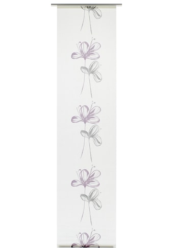 GARDINIA Schiebegardine »Flächenvorhang Stoff Flower«, (1 St.), ohne Paneelwagen kaufen