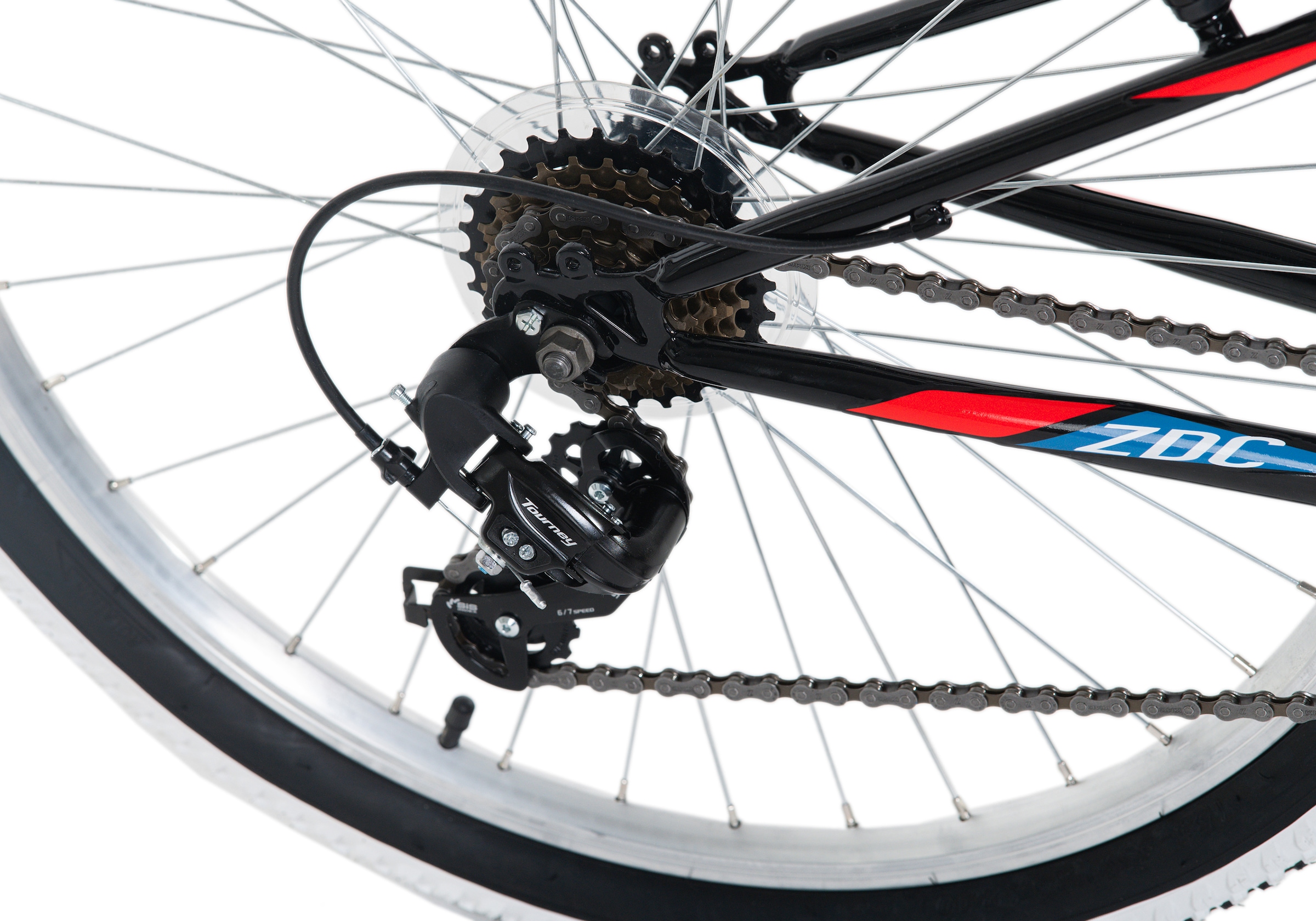 KS Cycling Mountainbike »Zodiac«, 21 Gang, Shimano, Tourney Schaltwerk, Kettenschaltung, für Damen und Herren, Kettenschaltung