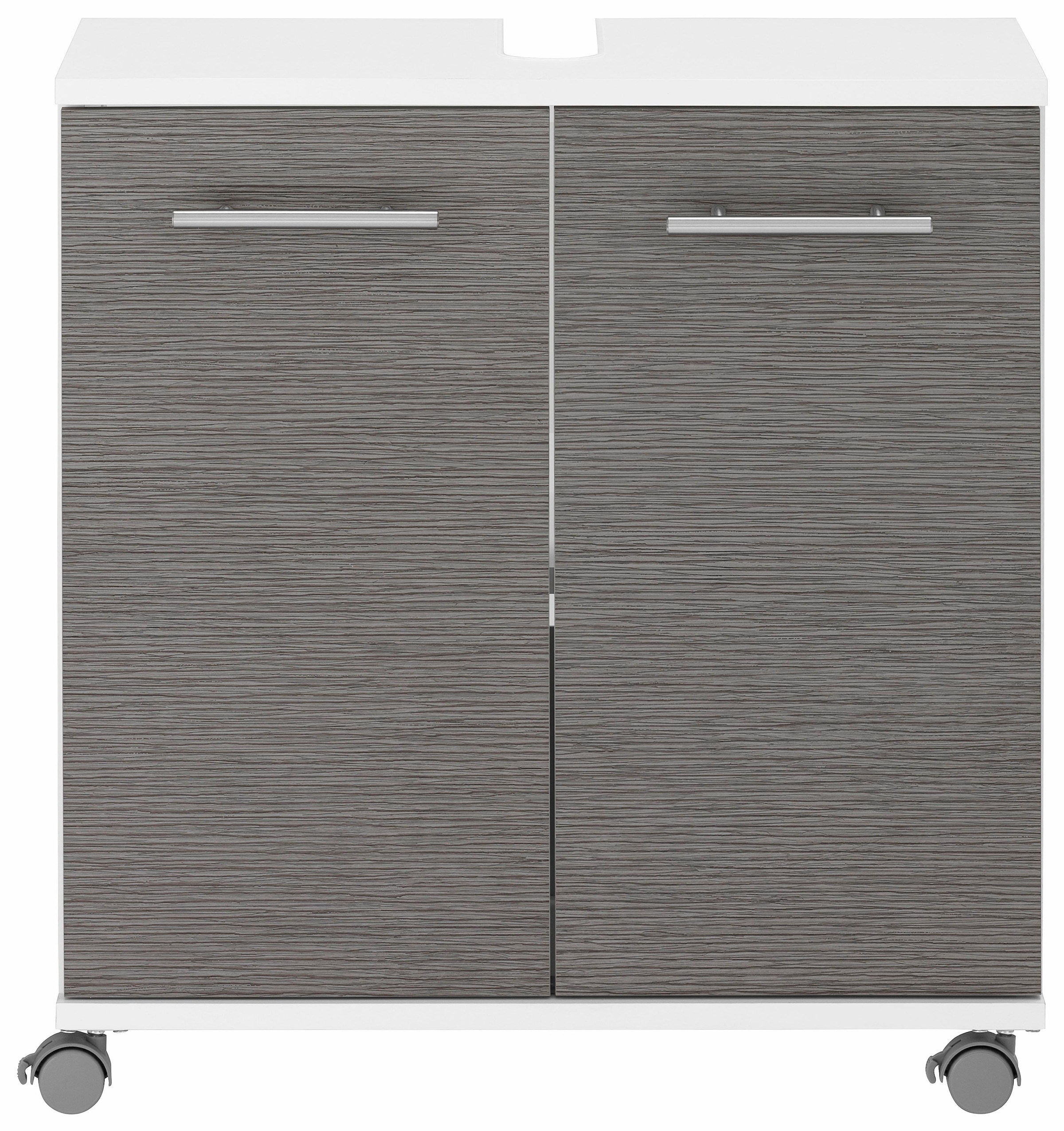 Schildmeyer Waschbeckenunterschrank »Palermo«, Breite 60 cm, Metallgriffe, verstellbarer  Einlegeboden, auf Rollen kaufen online bei OTTO