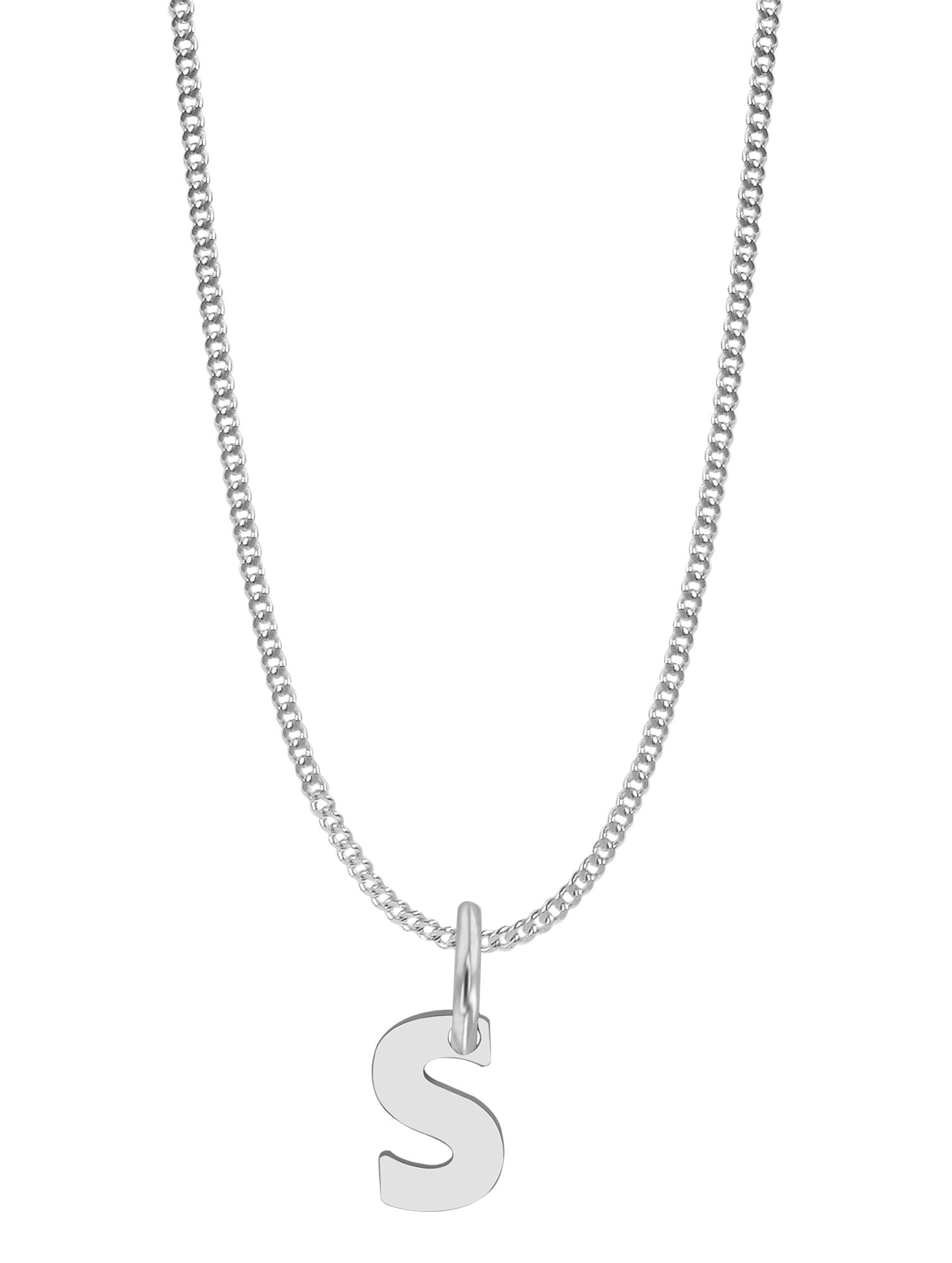 Adelia´s Buchstabenanhänger »Unisex Anhänger ¿ Buchstabe N Buchstabenanhänger aus 925 Silber«