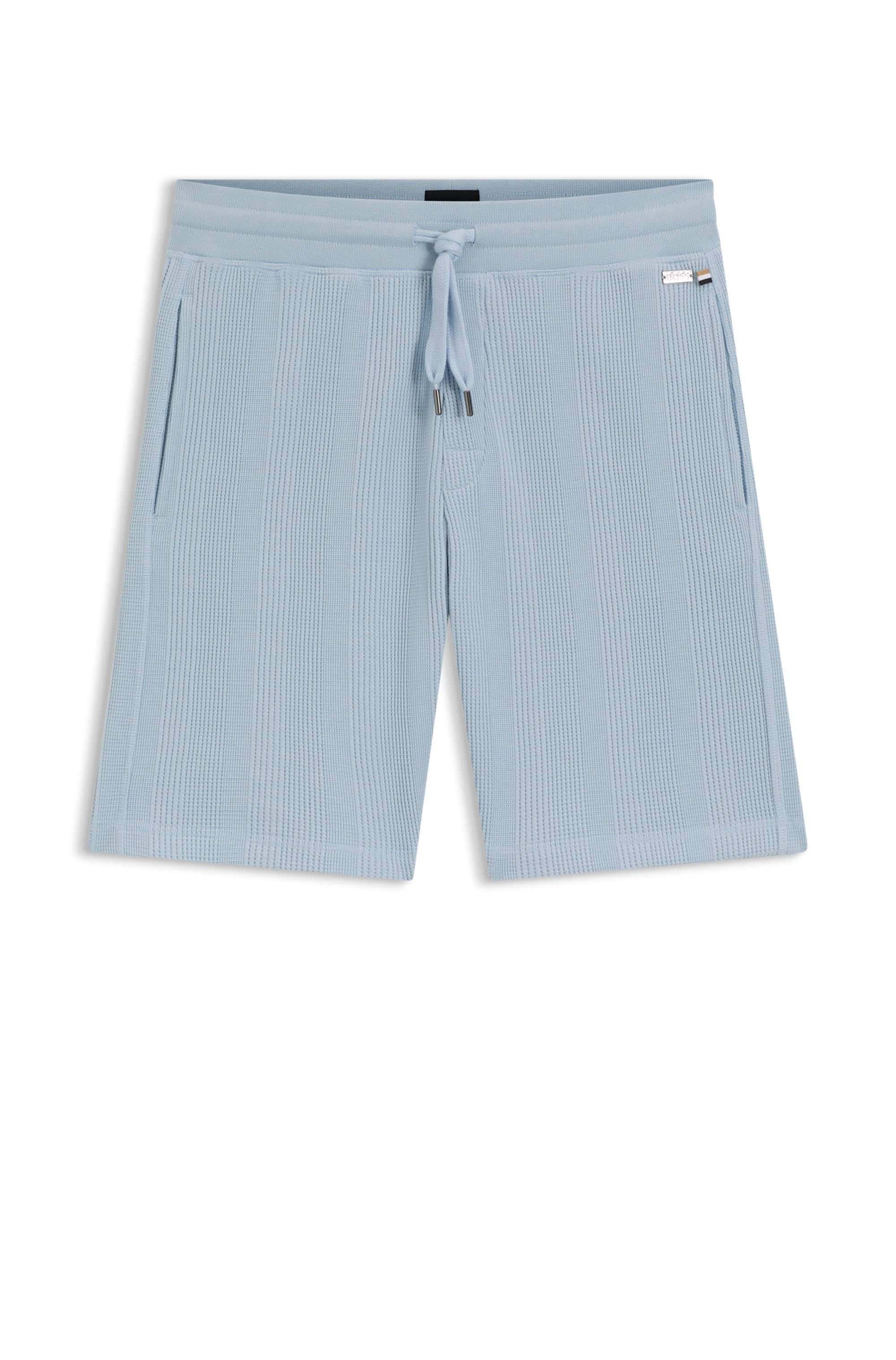 BOSS Sweatshorts »Sweatshorts Structure Sho«  kurze Hose mit Strickeinsätzen