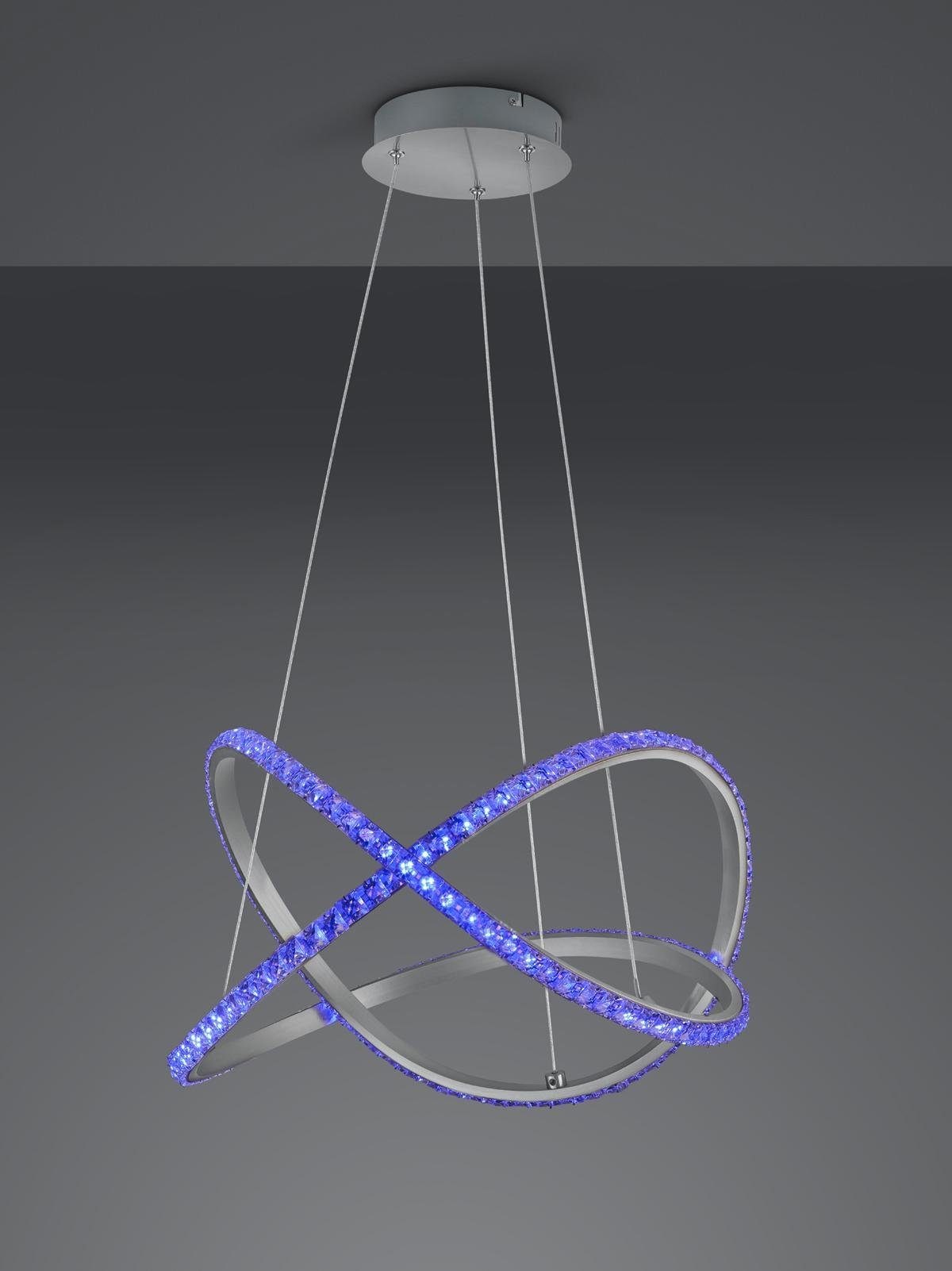 REALITY Leuchten LED Pendelleuchte »KATHARINA« LED-Board 1 Stk. Warmweiß Hängeleuchte, RGBW, dimmbar