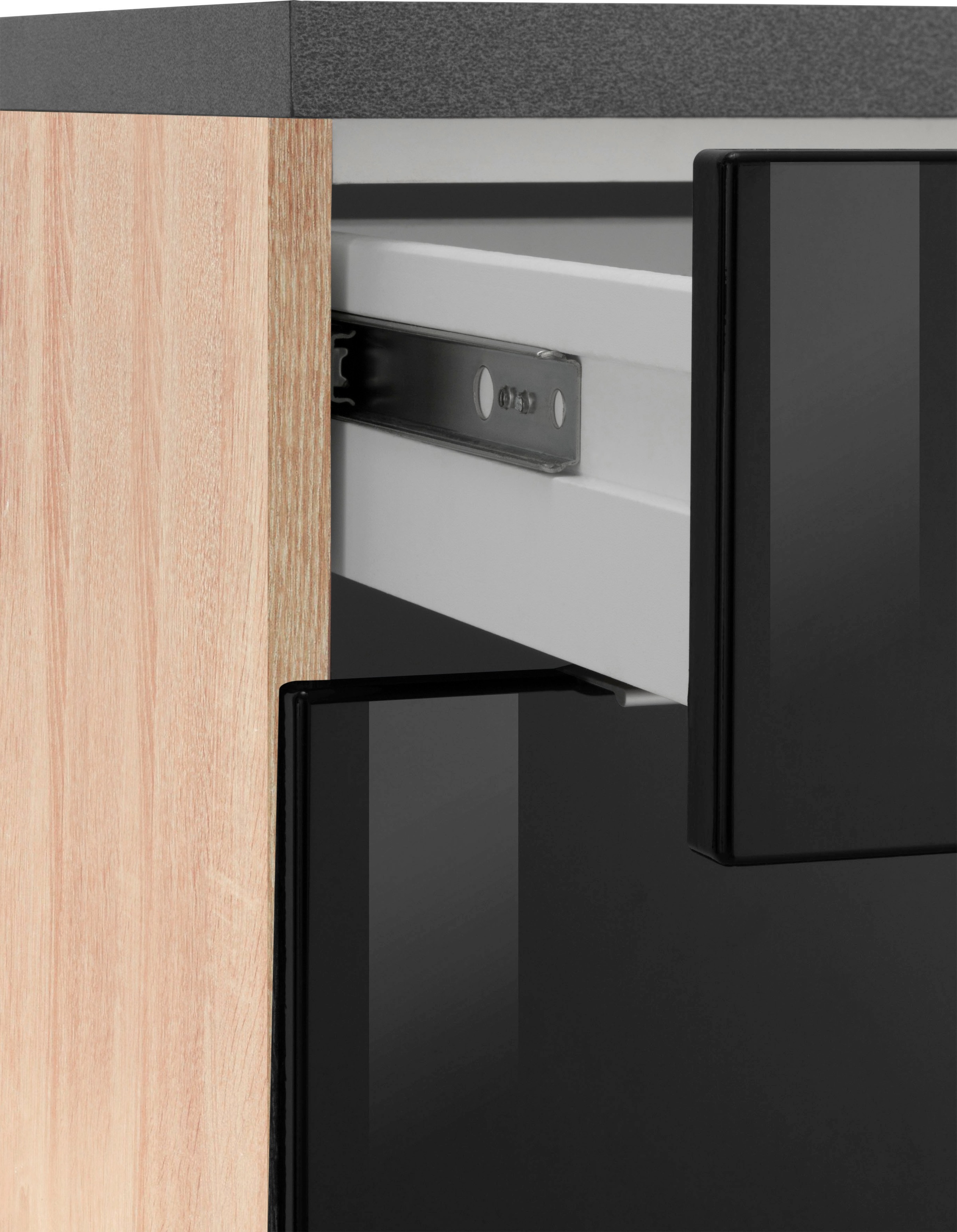 HELD MÖBEL Küchenzeile »Brindisi«, mit E-Geräten, Breite 210 cm kaufen  online bei OTTO