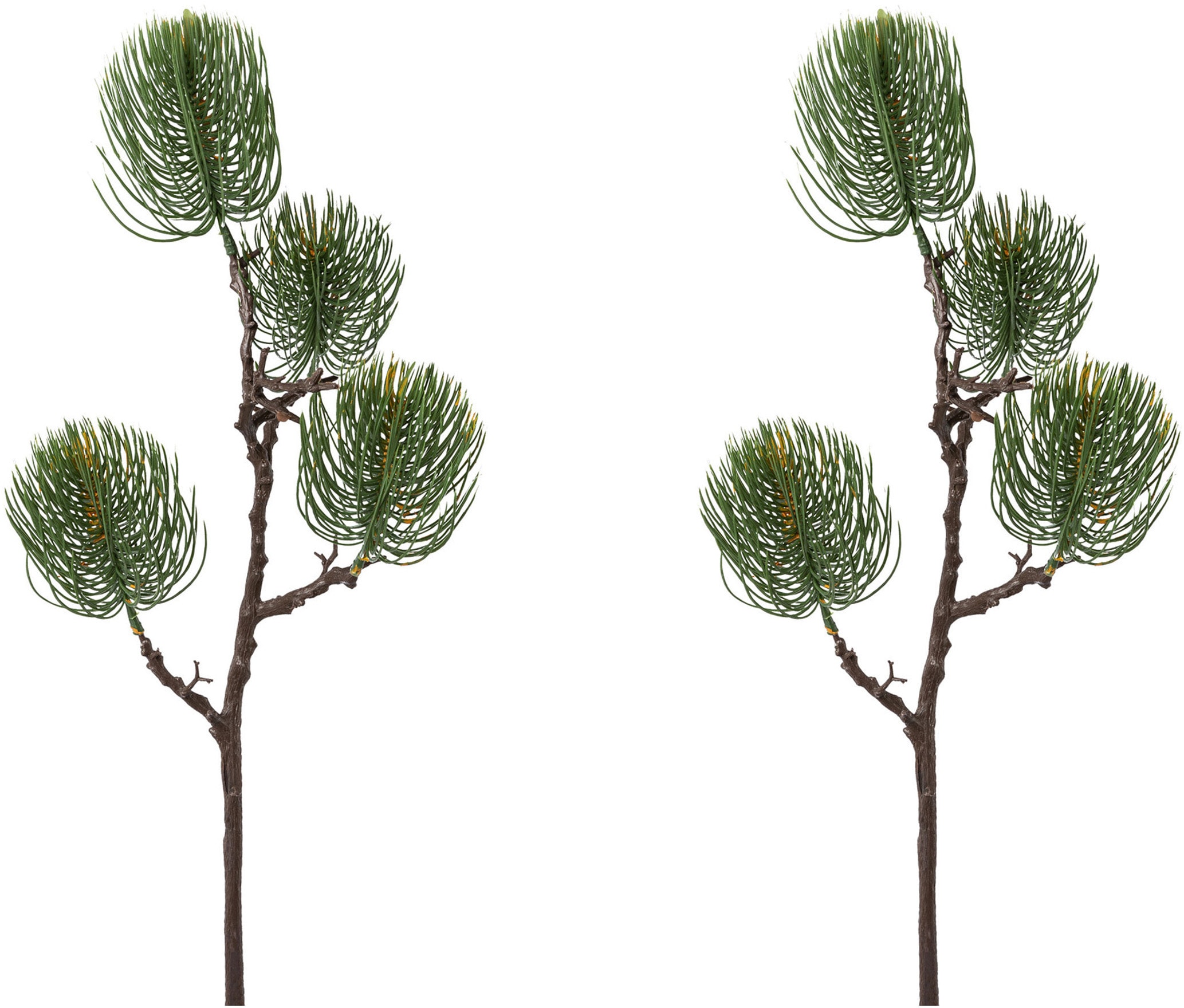 Creativ green Winterliche Kunstpflanze »Weihnachtsdeko«, Zweig benadelt, 2er-Set