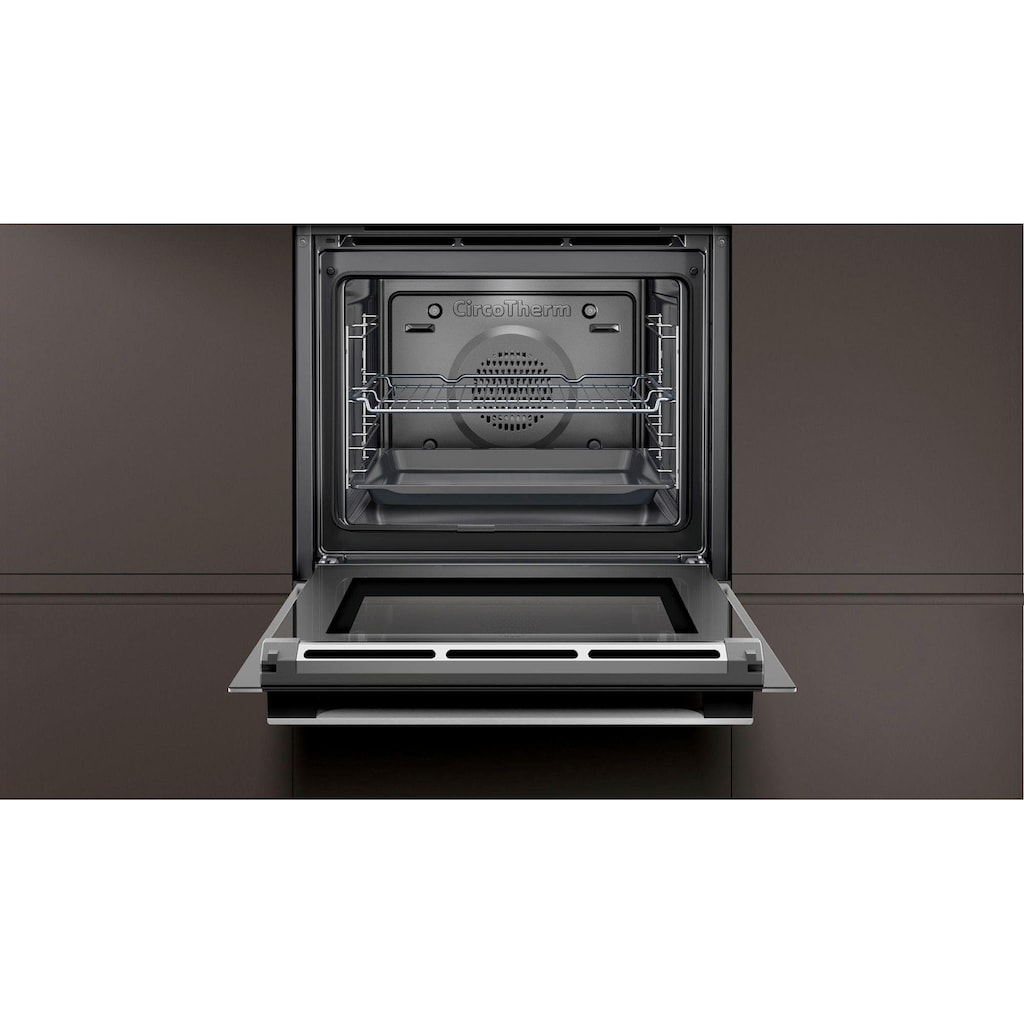 NEFF Backofen-Set »XB46P«, B2CCG6AN0, mit Teleskopauszug nachrüstbar, Pyrolyse-Selbstreinigung