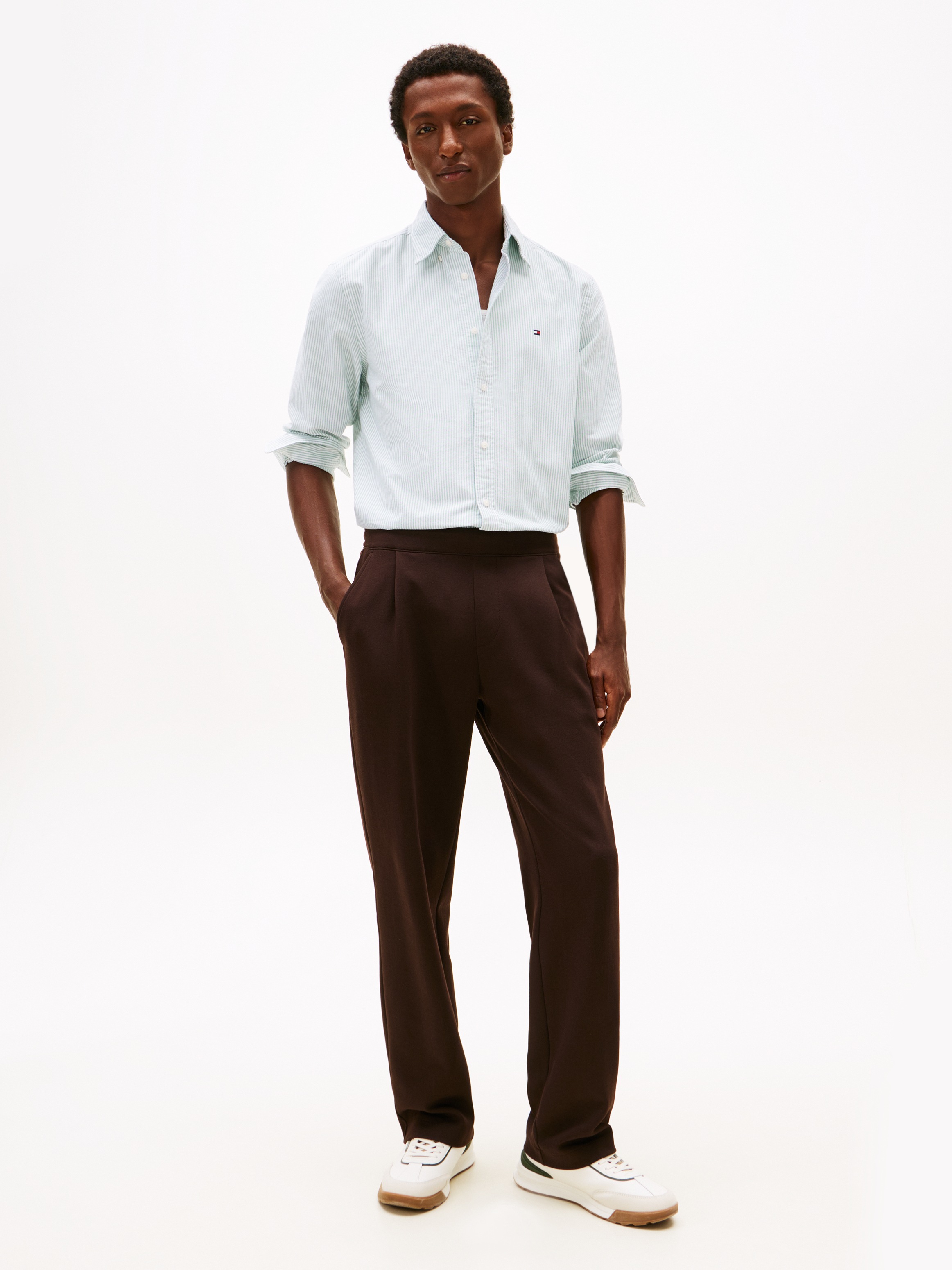 Tommy Hilfiger Langarmhemd »HERITAGE OXFORD STRIPE Regular Fit SHIRT«