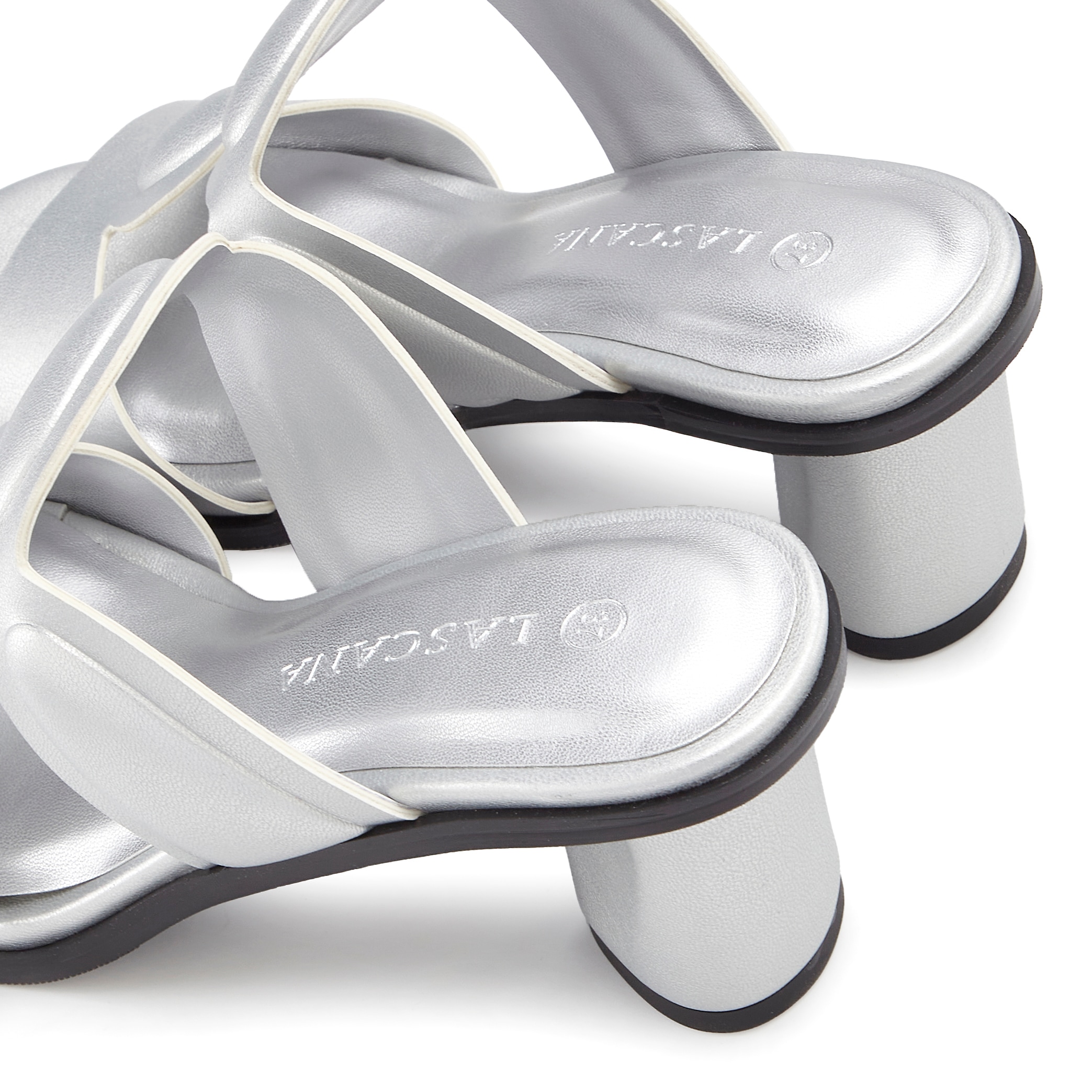 LASCANA Sandalette »Sandale, Sommerschuh, Mule, offener Schuh, Pantolette«  mit Blockabsatz VEGAN