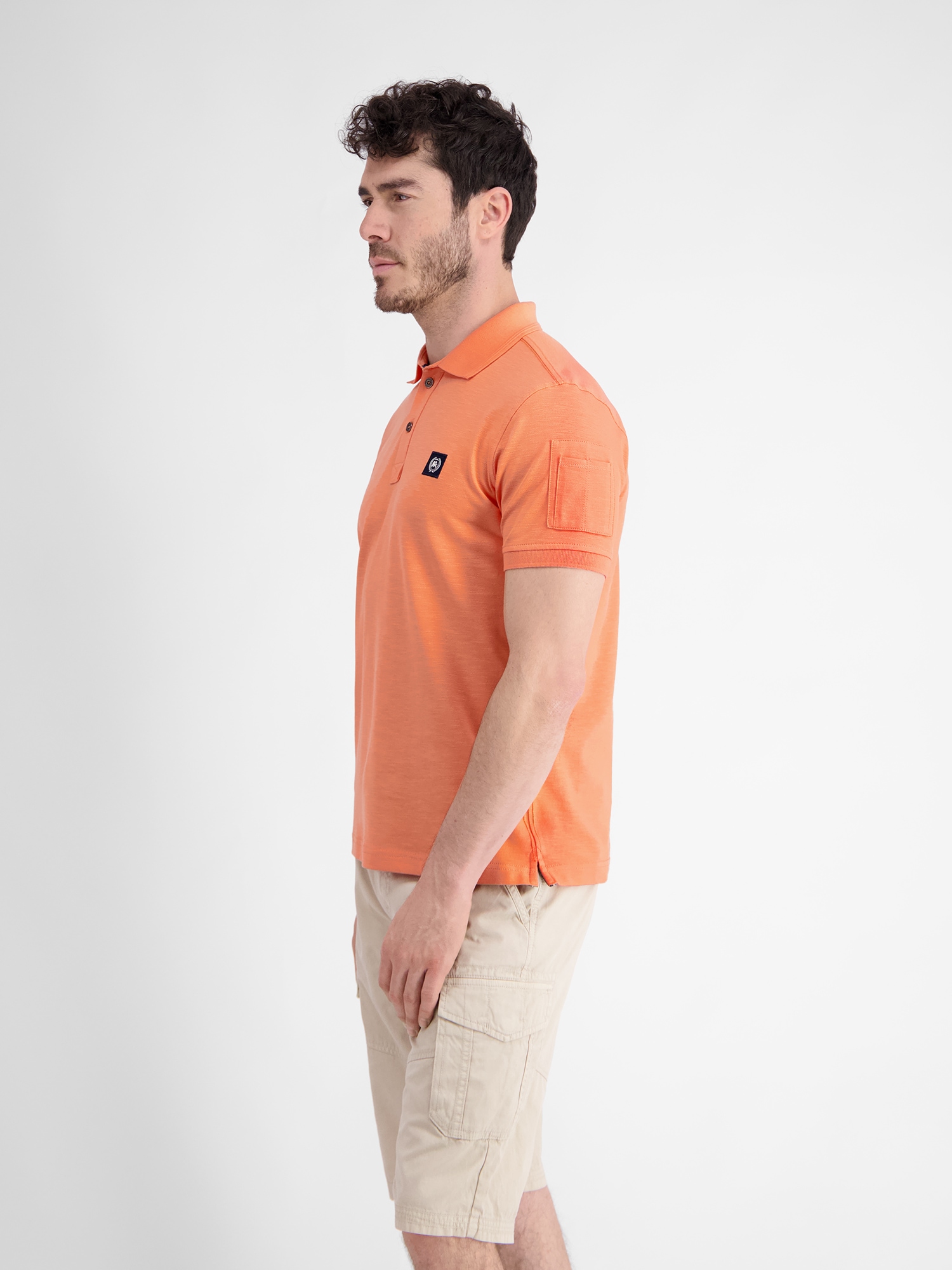 LERROS Poloshirt »LERROS Unifarbenes Poloshirt«