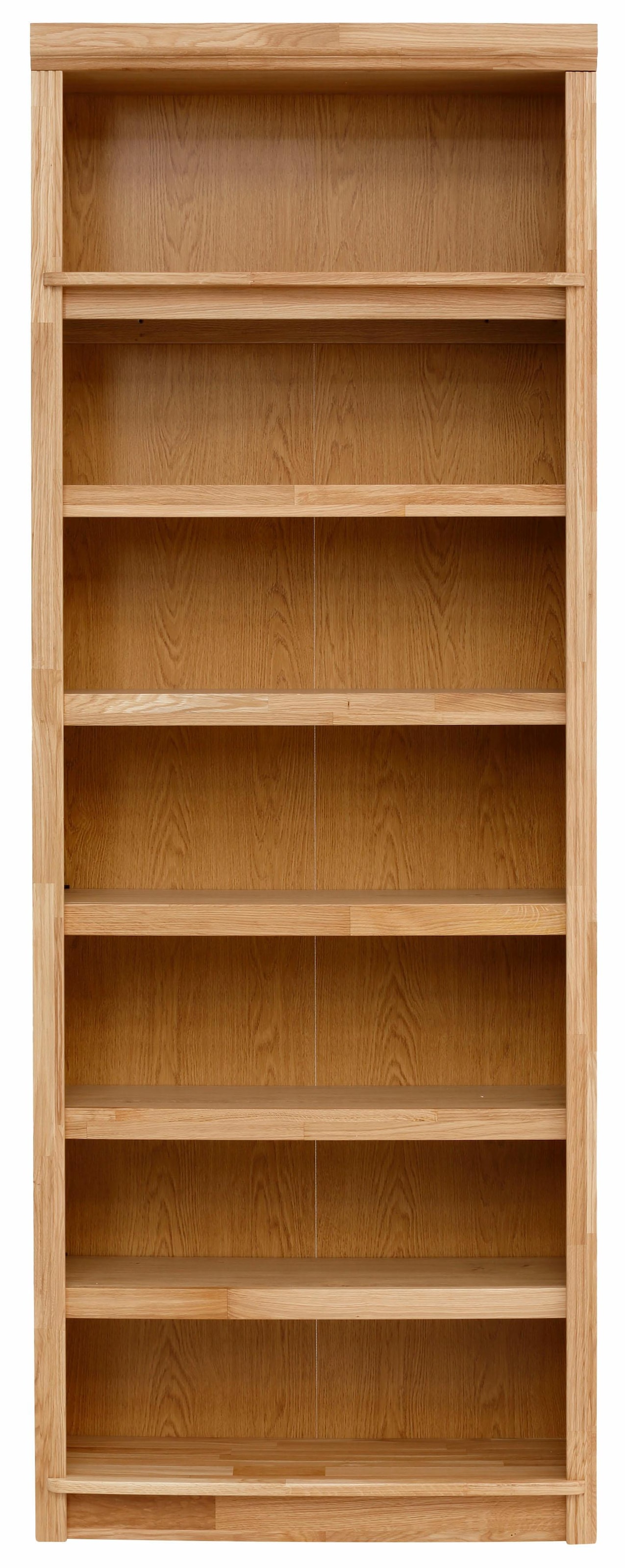 Home affaire Bücherregal »Soeren Eiche Regal B/T/H: 80/29/220/29 cm« teilmassive Eiche, FSC®-zertifiziert