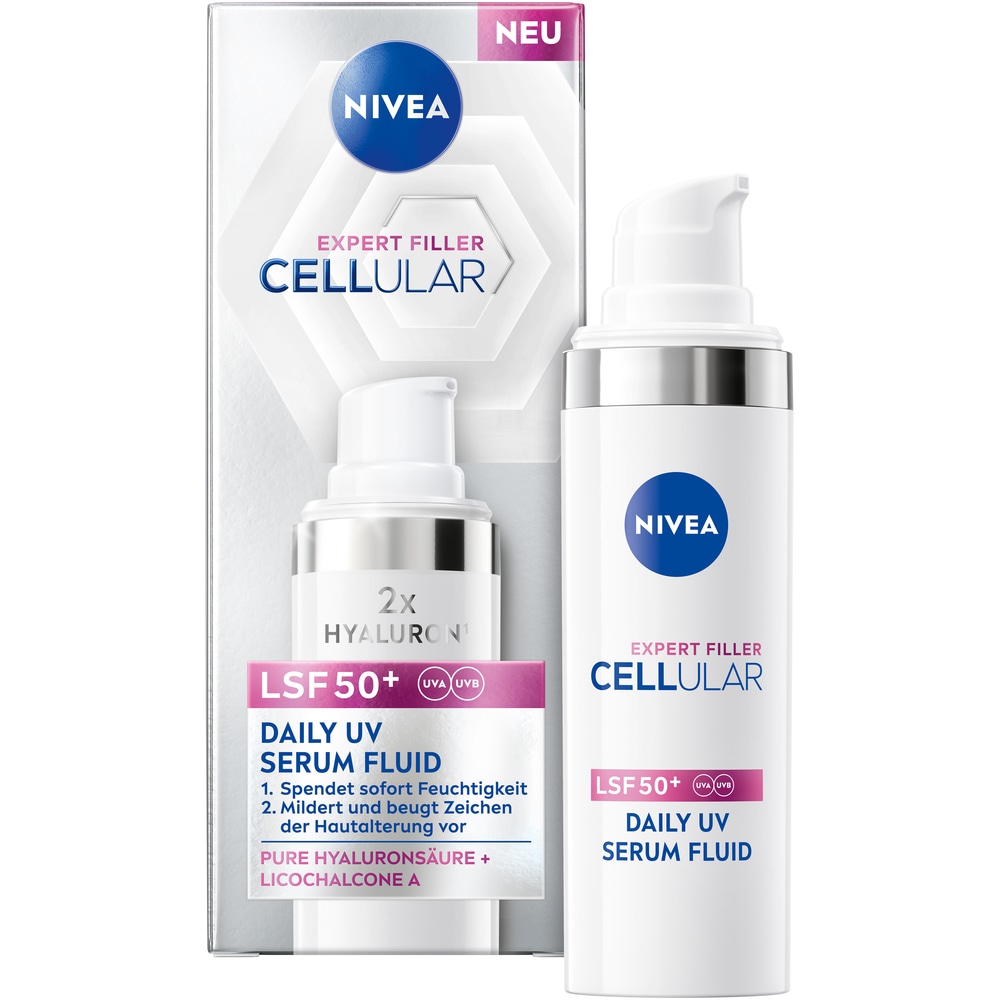 Nivea Pflege-Set »CELLULAR Luminous Tagespflege+ Intensiv Serum« Gegen Pigment- und Altersflecken, auch für sensible Haut.