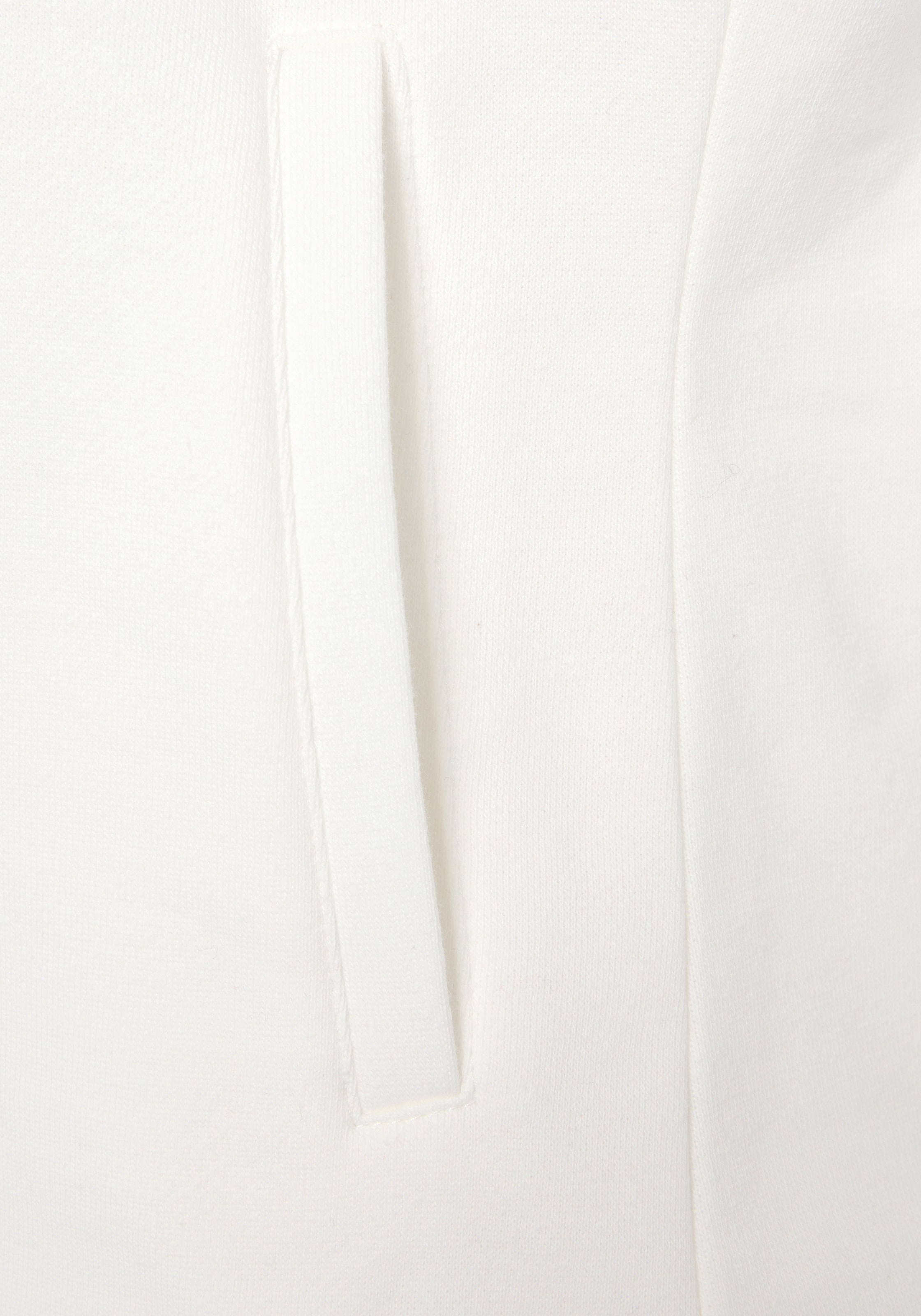 Bench. Loungewear Sweatjacke, Loungejacke mit Stehkragen und glänzendem Logodruck, Loungewear