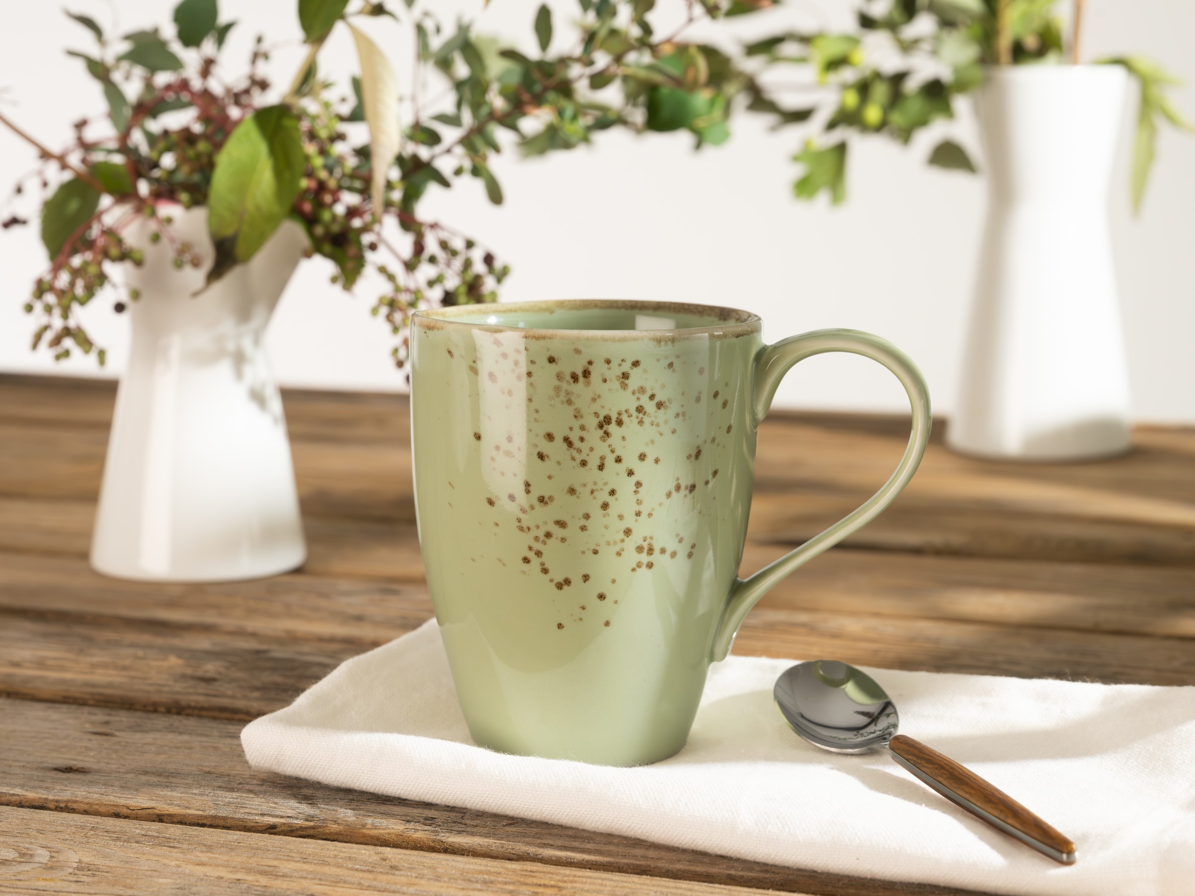 CreaTable Becher »Kaffeebecher NATURE COLLECTION« Tassen Set, 6-teilig
