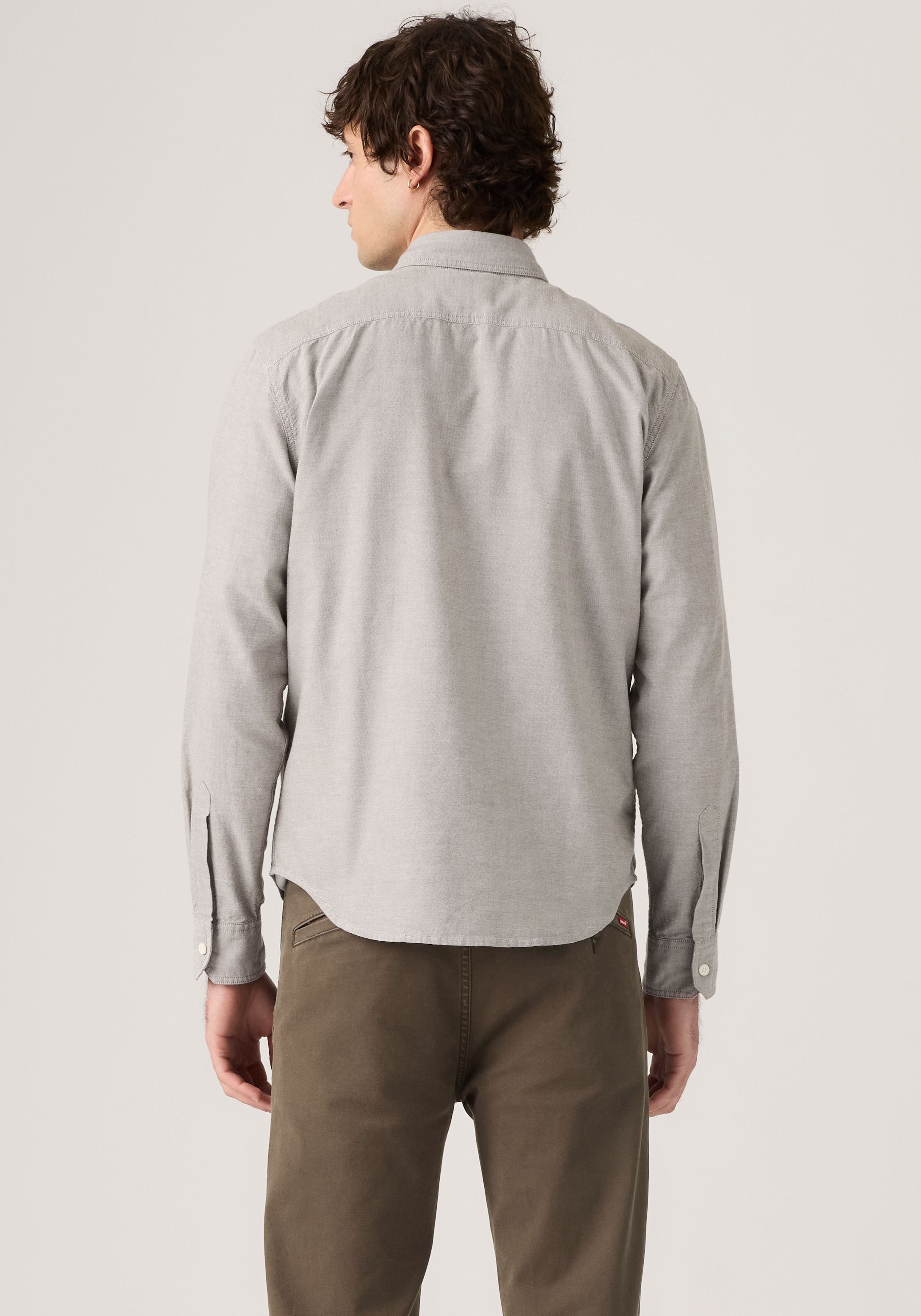 Levi's® Langarmhemd »CLS BATTERY HM SHIRT - STANDARD« mit abgerundetem Saum