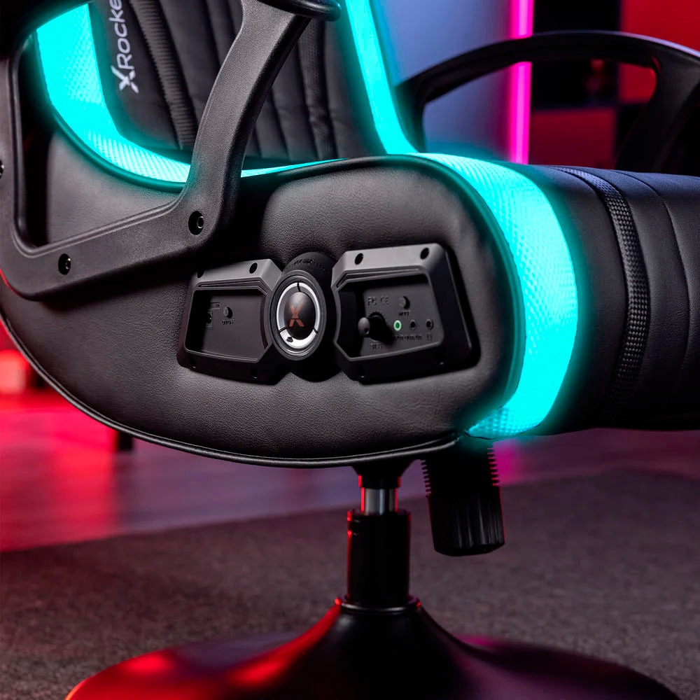 X Rocker Gaming-Stuhl »Fury RGB 2.1 Gaming Sessel mit RGB Beleuchtung & 2.1 Soundsystem«