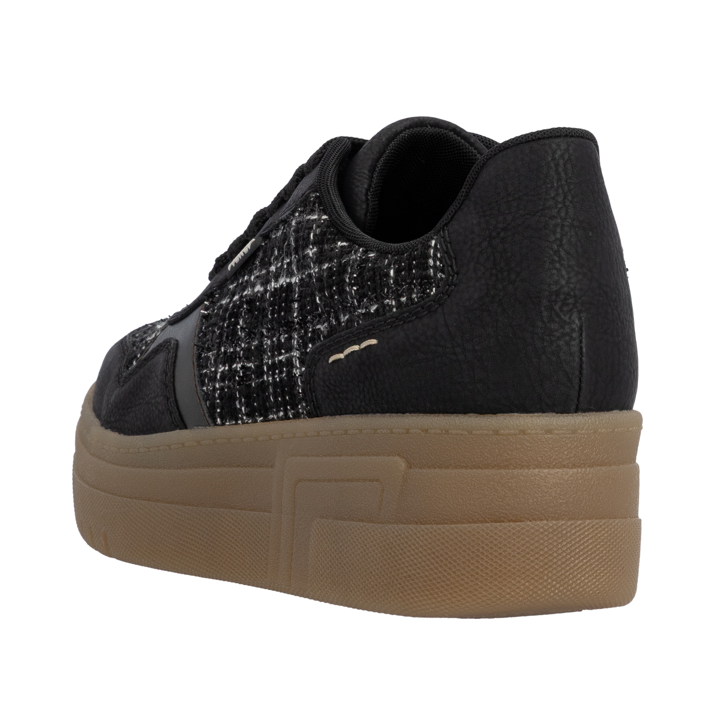 Rieker Plateausneaker, Basket-Sneaker, Schnürschuh, Halbschuh mit weichem Schaftrand