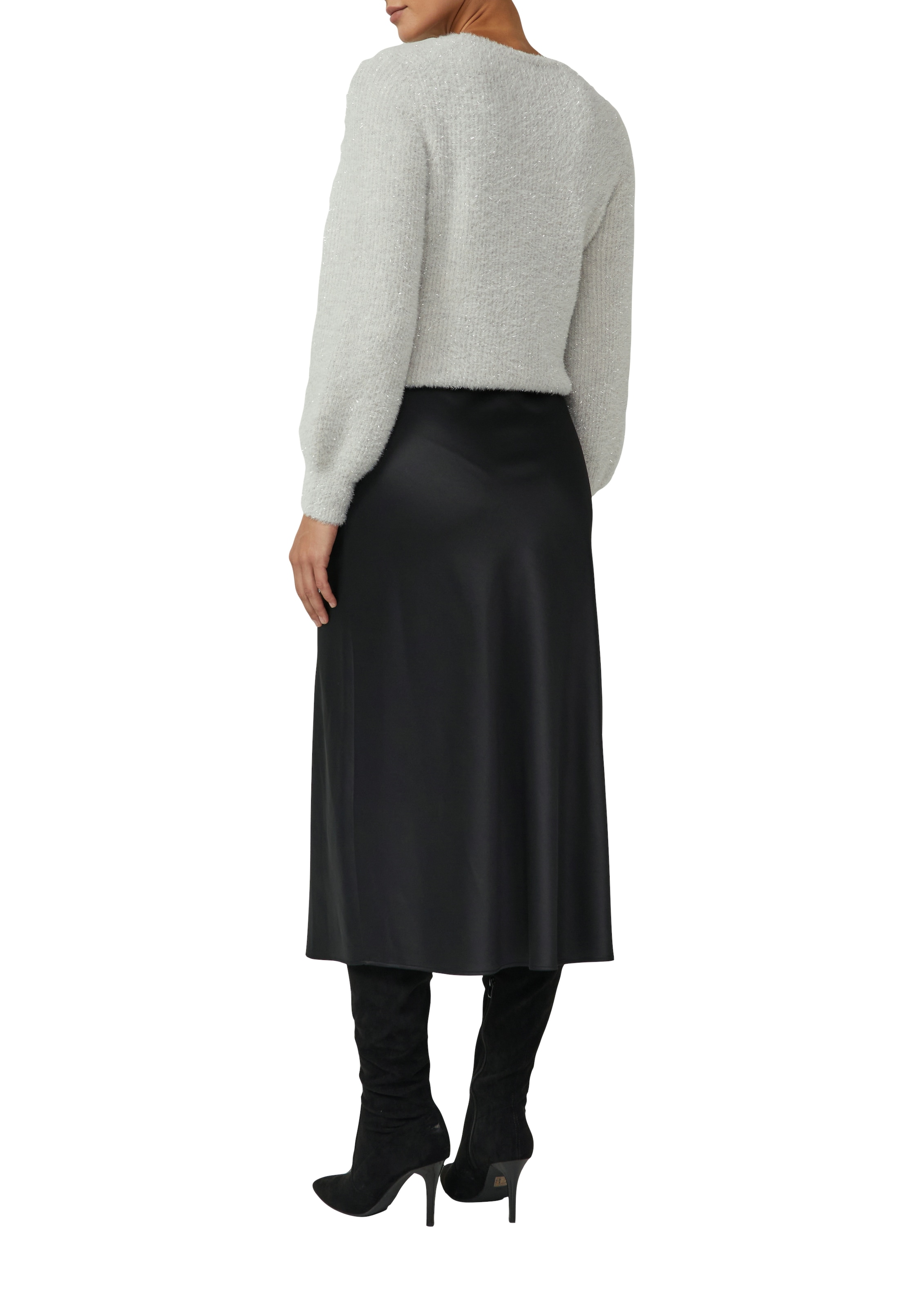 s.Oliver BLACK LABEL Maxirock , aus fließendem Stoff
