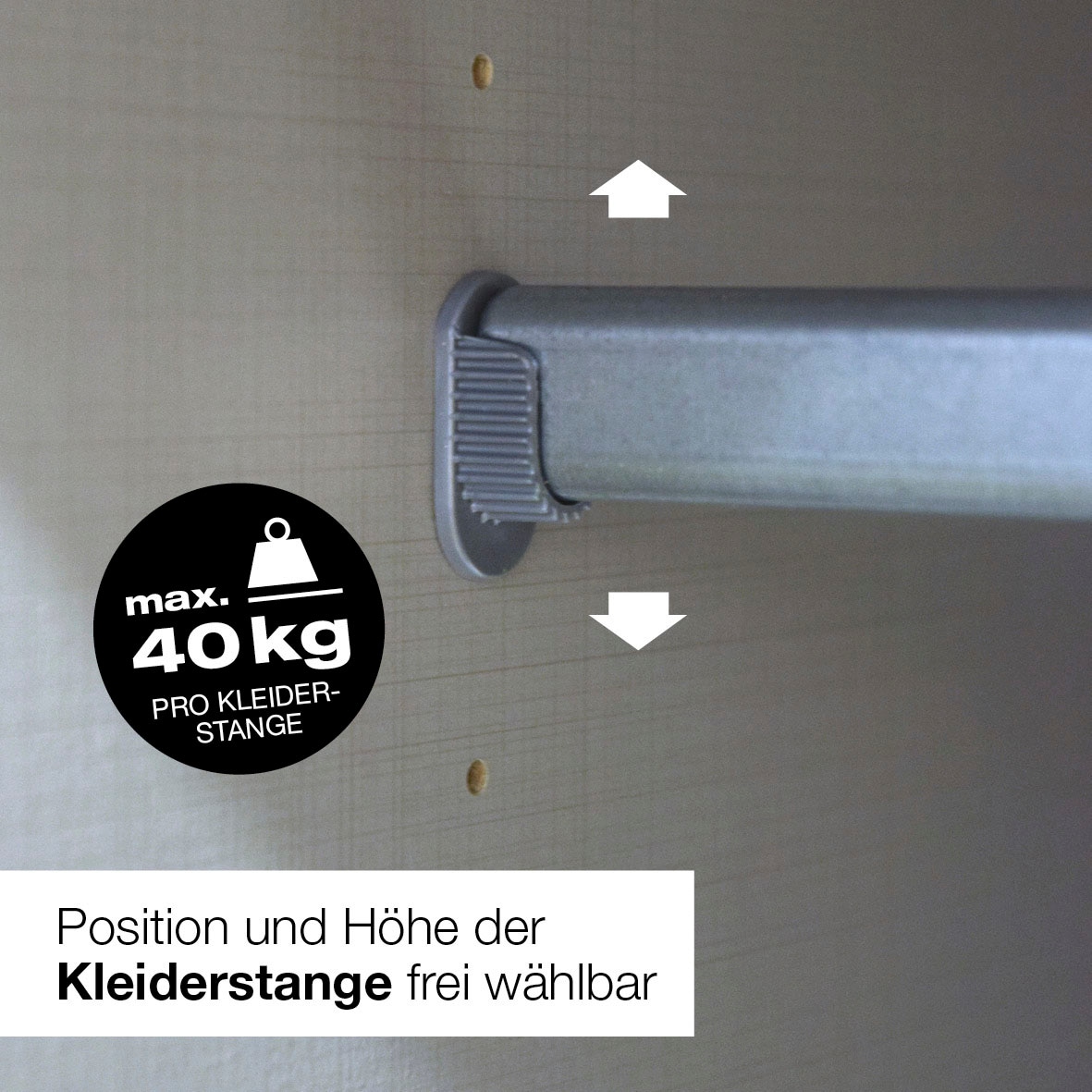 Wimex Drehtürenschrank »Marburg in der Breite 90cm, inkl. Kleiderstange und Einlegeboden« in verschiedenen Farbvarianten erhältlich