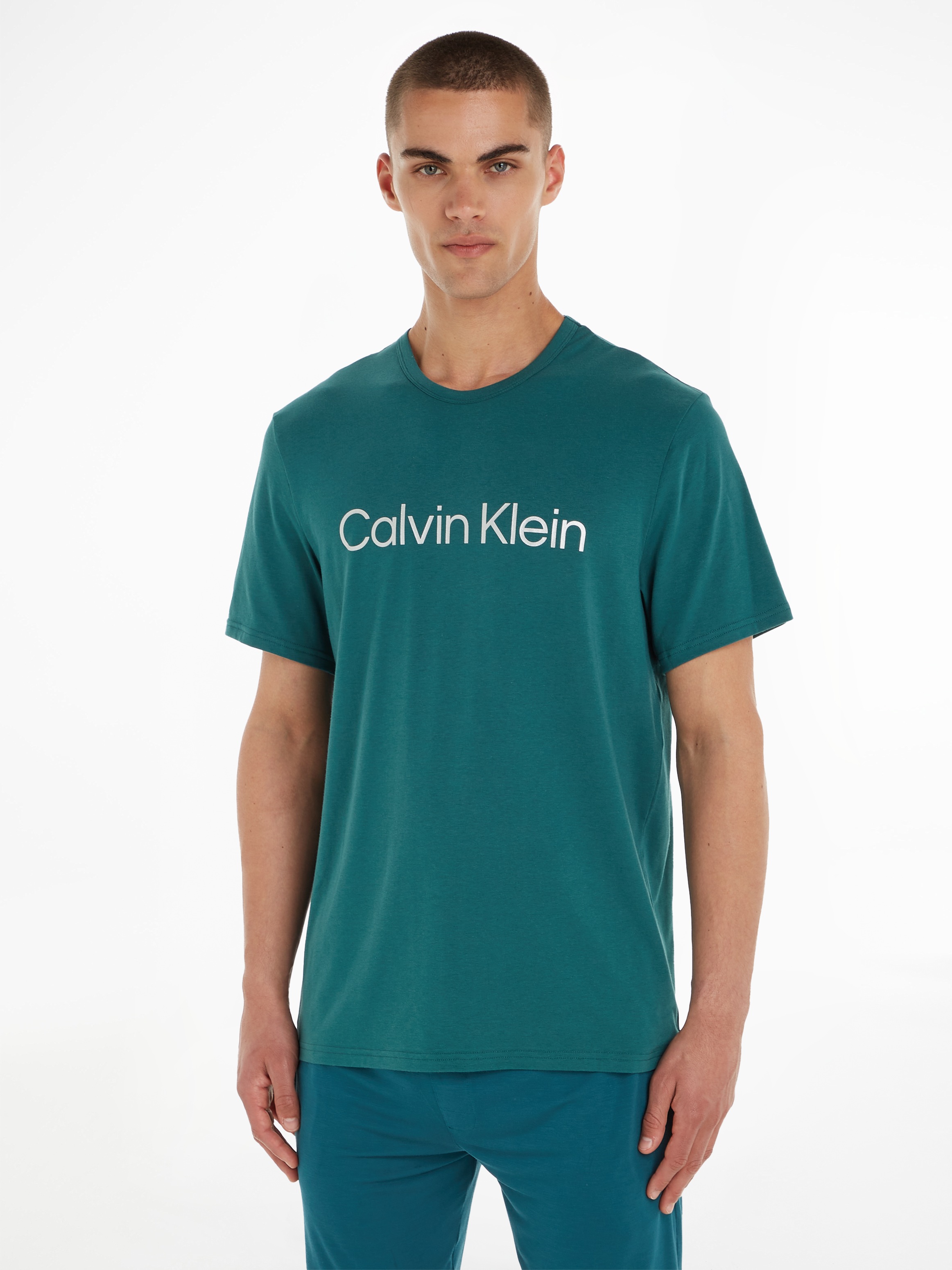 Calvin Klein T-Shirt »S/S CREW NECK«, Logoschriftzug mit OTTO bei shoppen online