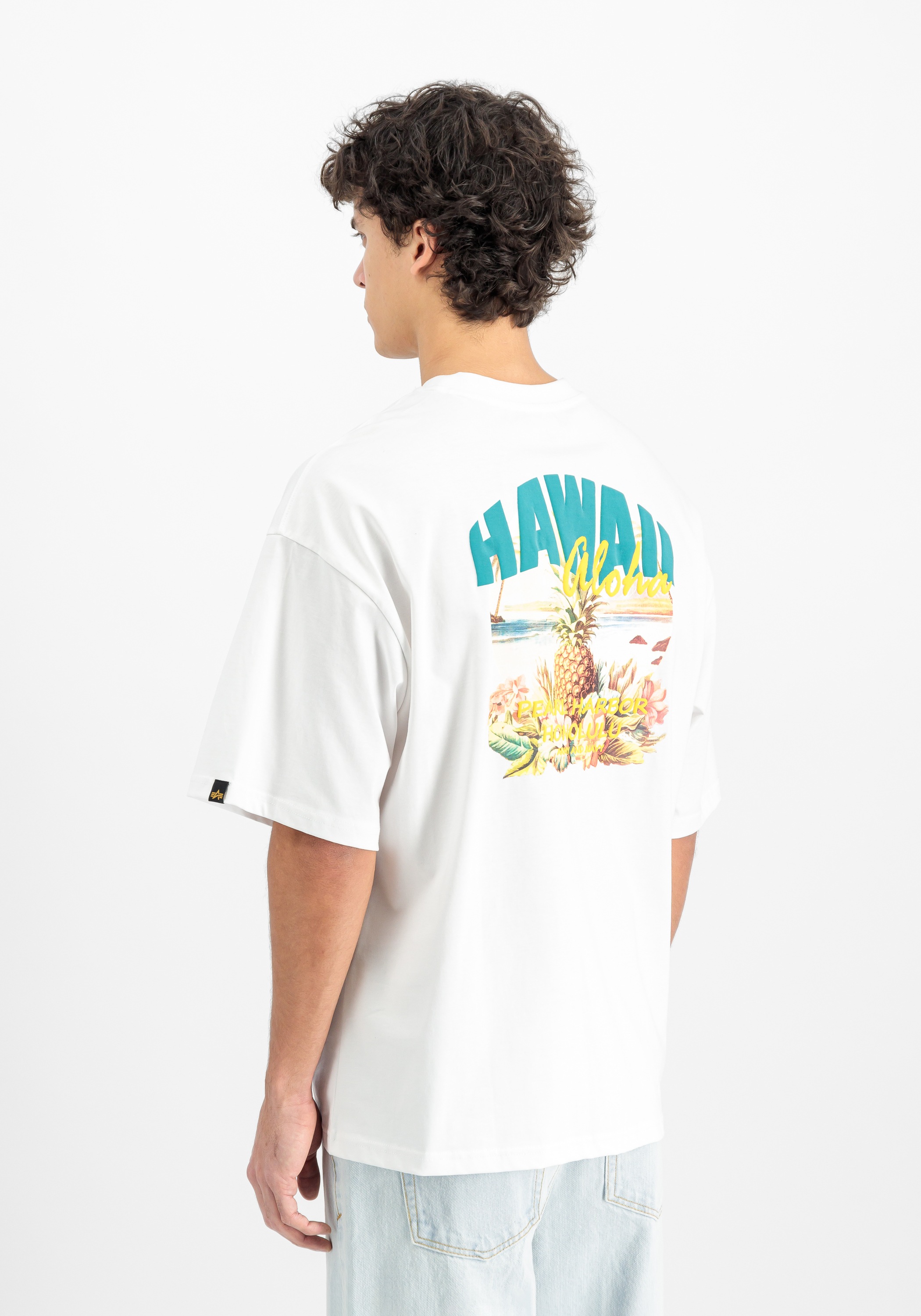 Alpha Industries T-Shirt »Hawaii Aloha Backprint T-Shirt«