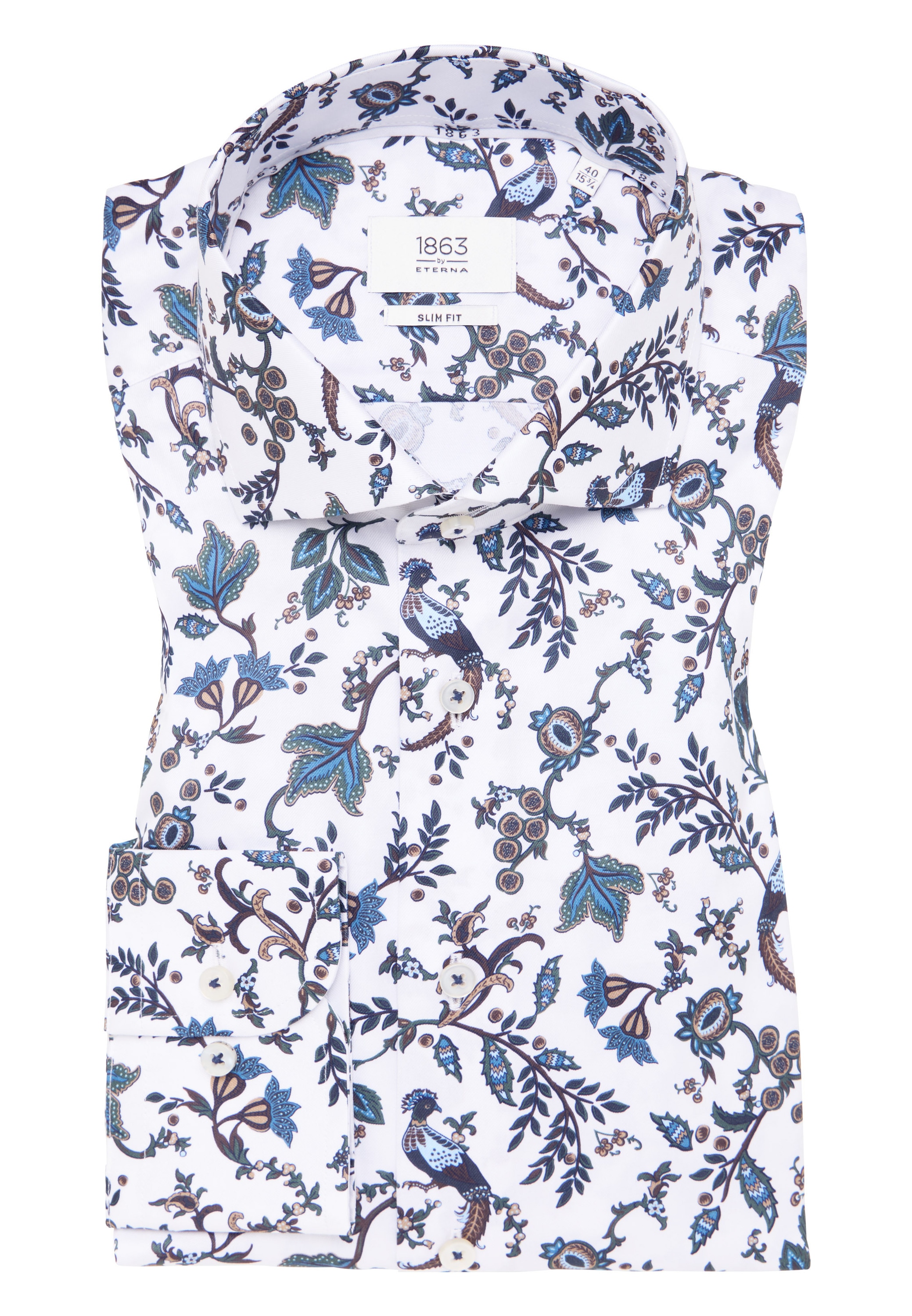 Eterna Langarmhemd »SLIM FIT«, NON IRON (bügelfrei)