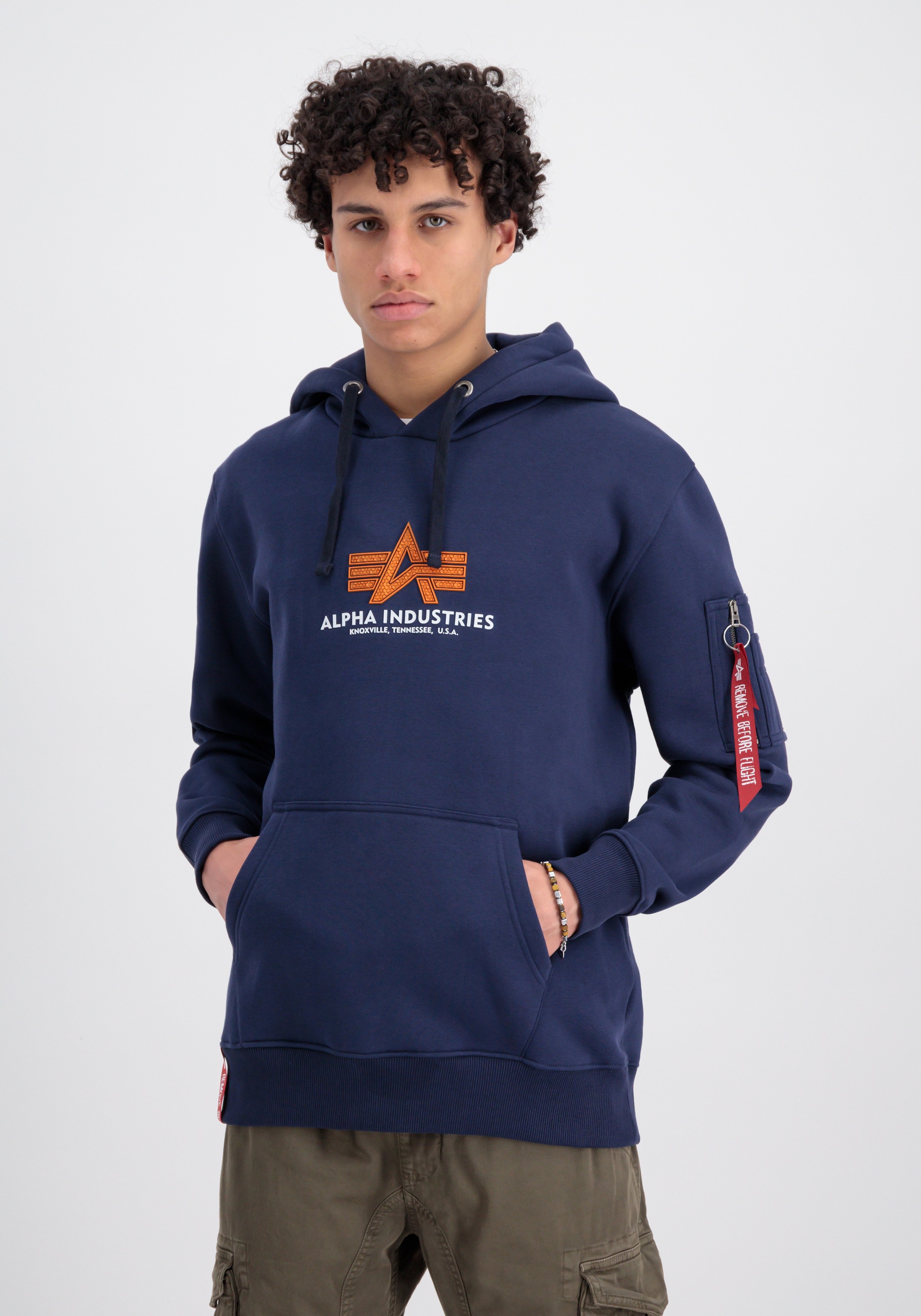Alpha Industries Hoodie »Alpha Industries Men - Hoodies Basic Hoodie BL Rubber«