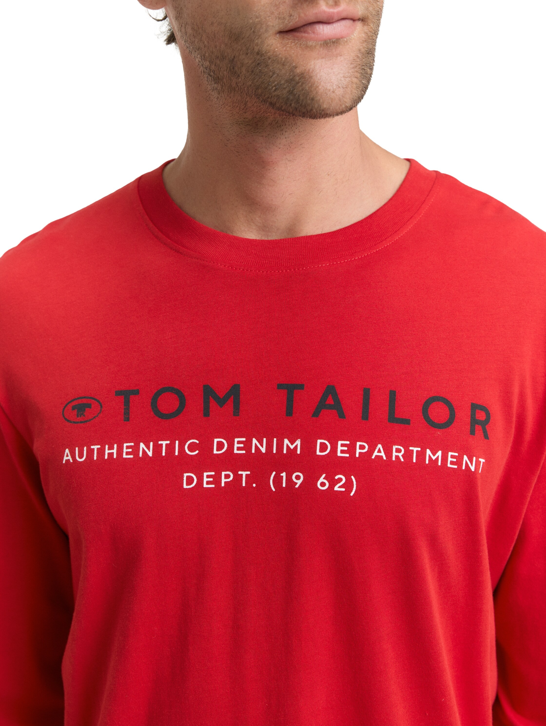 TOM TAILOR Langarmshirt, mit Logo Print