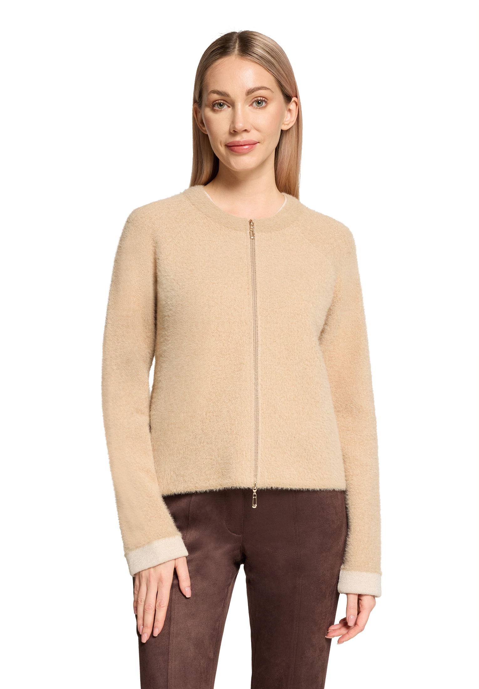 Betty Barclay Strickjacke »Casual-Strickjacke mit Reißverschluss«