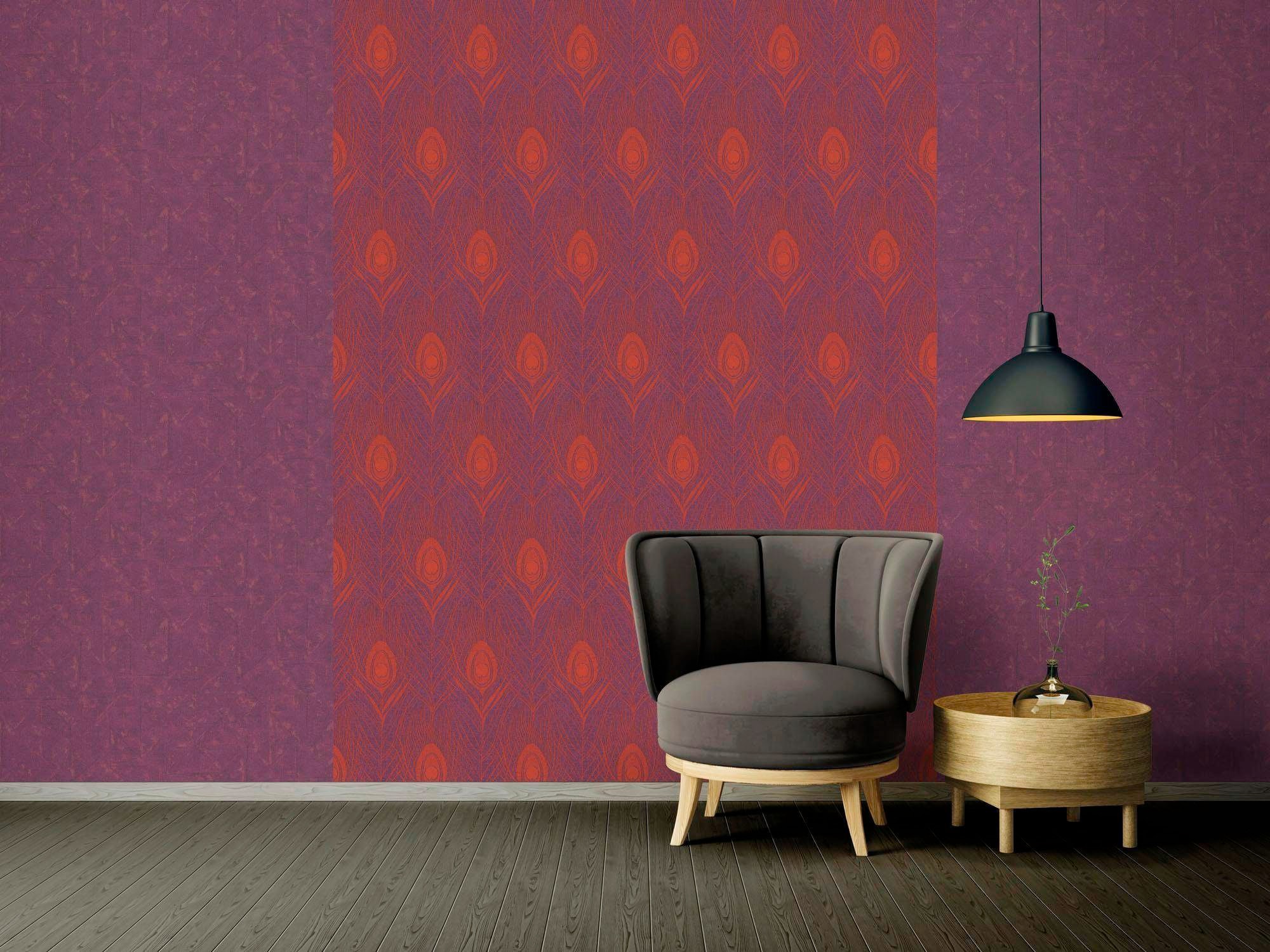 Architects Paper Vliestapete »Absolutely Chic« Motiv | abstrakt | naturalistisch glatt Designtapete Tapete Federn Tapeten Wohnzimmer Schlafzimmer Küche Optik
