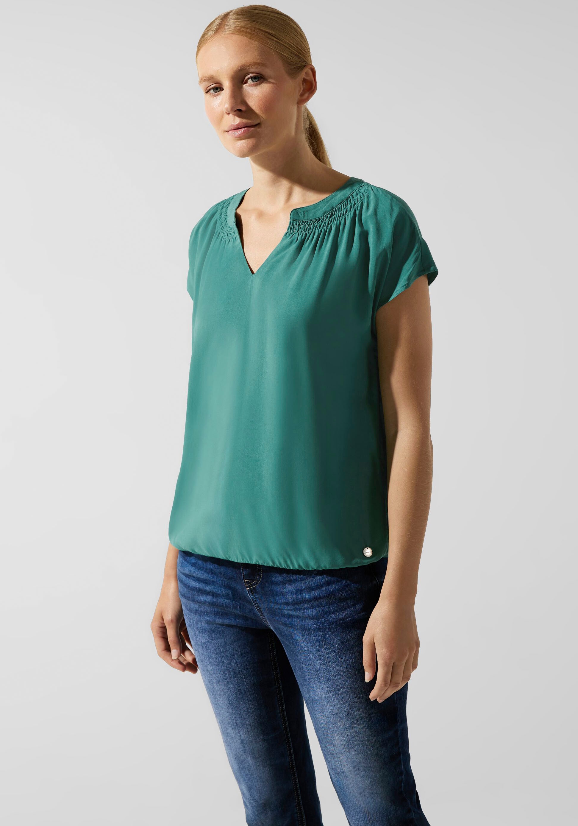 STREET ONE 3/4-Arm-Shirt »Style Melange-Optik in OTTO bei online Ellen«