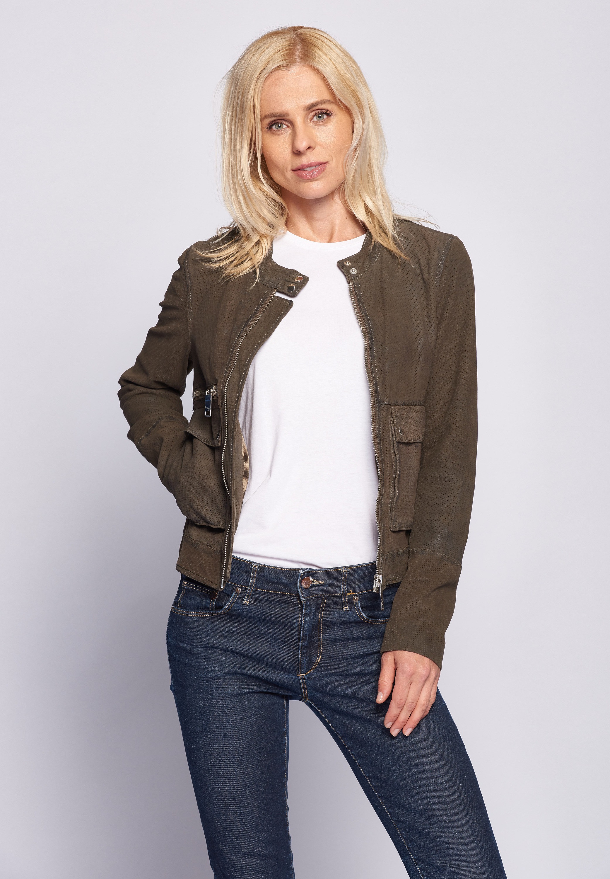 Maze Lederjacke »Lederjacke Clermont«