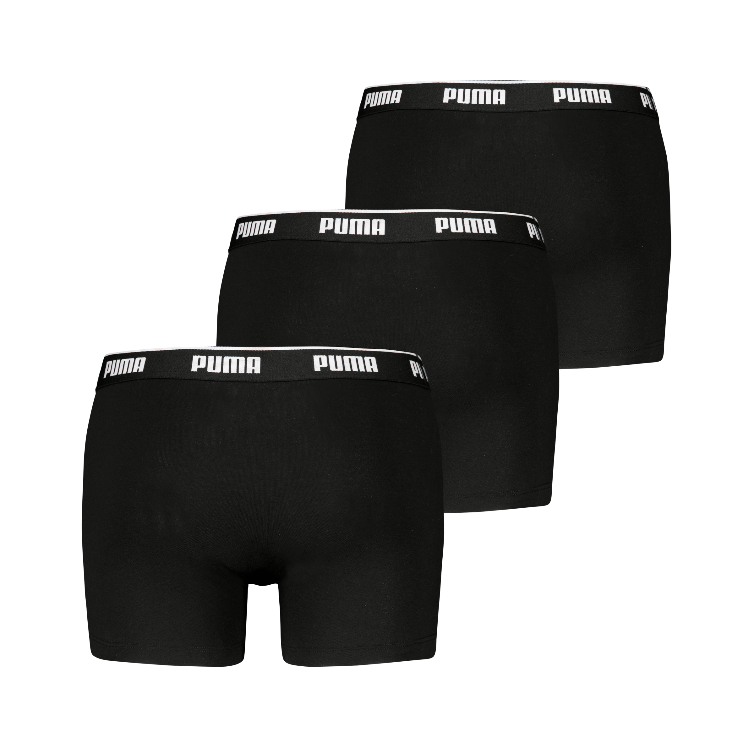 PUMA Boxershorts »PUMA MEN EVERYDAY BASIC BOXERS 3P« 3er Pack,  Komfortabler elastischer Logobund