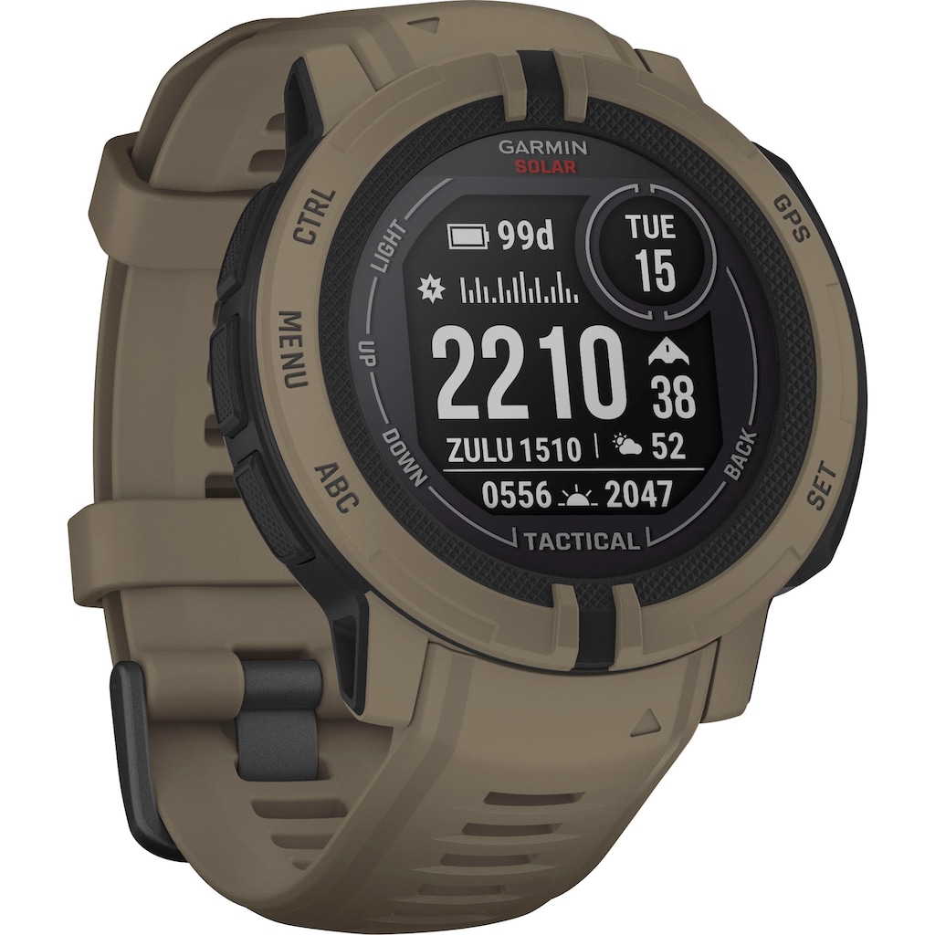 Garmin Smartwatch »INSTINCT 2 SOLAR TACTICAL EDITION«, (Garmin)