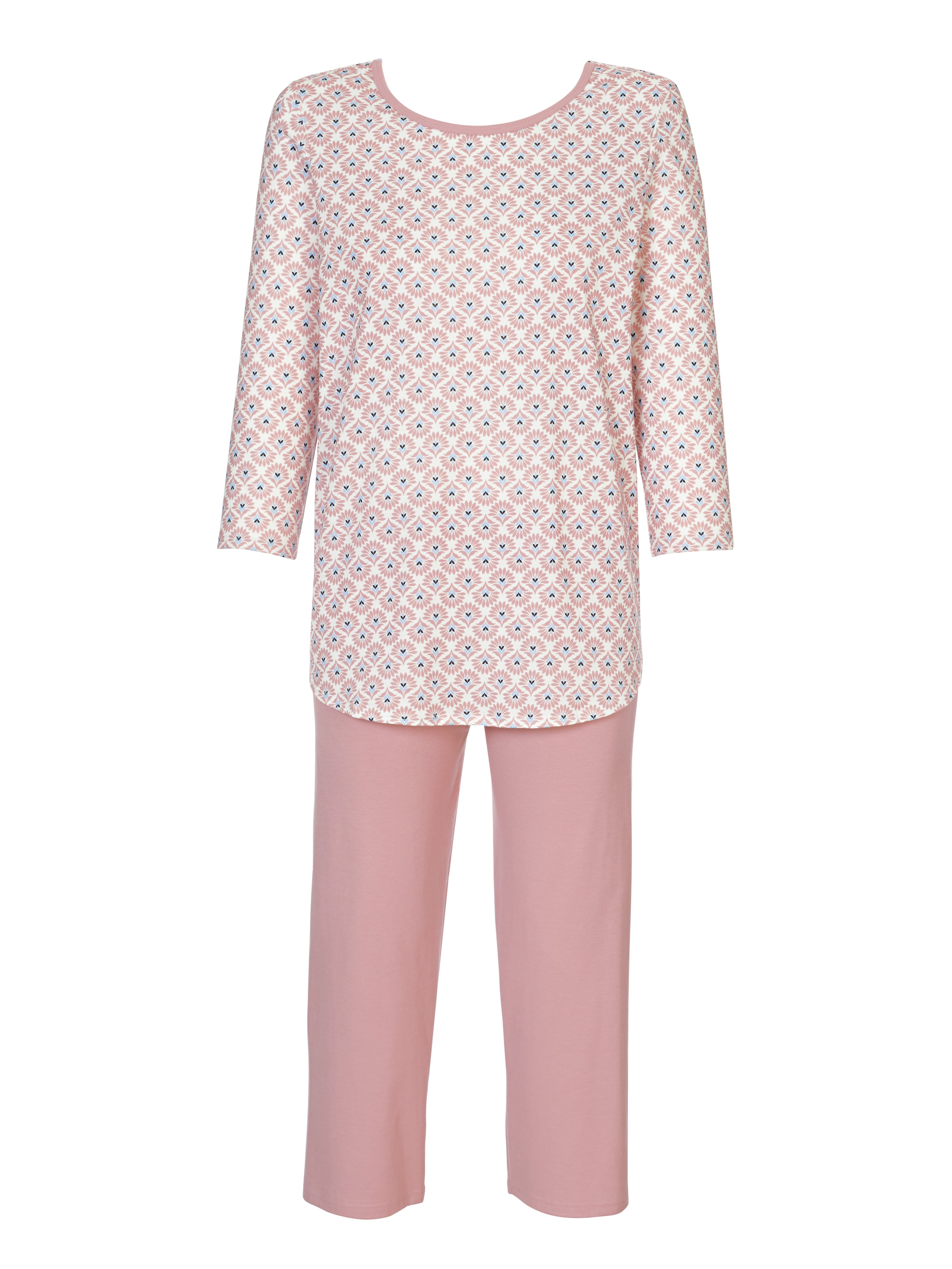 CALIDA Capri-Pyjama »Lovely Nights«, (2 tlg.), mit modern Fit