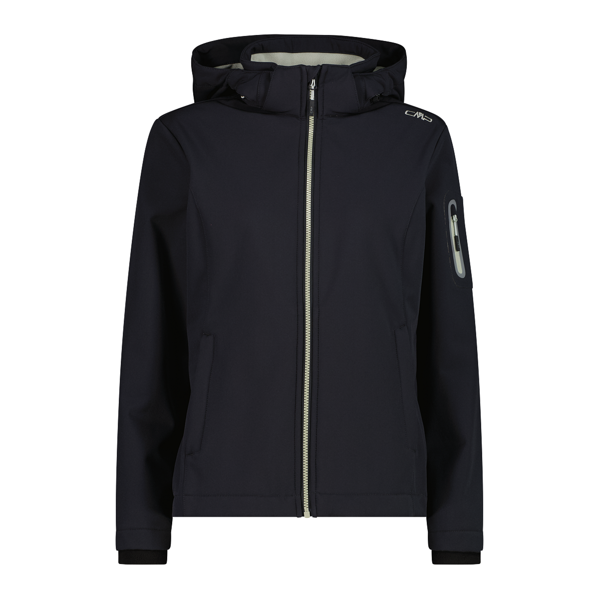 CMP Softshelljacke »WOMAN JACKET ZIP HOOD« mit Kapuze sportlicher Stil, wärmend, wind- und wasserabweisend, Übergangsjacke