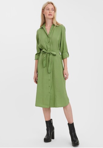 Vero Moda Hemdblusenkleid »VMBELL LS CALF SHIRT DRESS WVN« kaufen