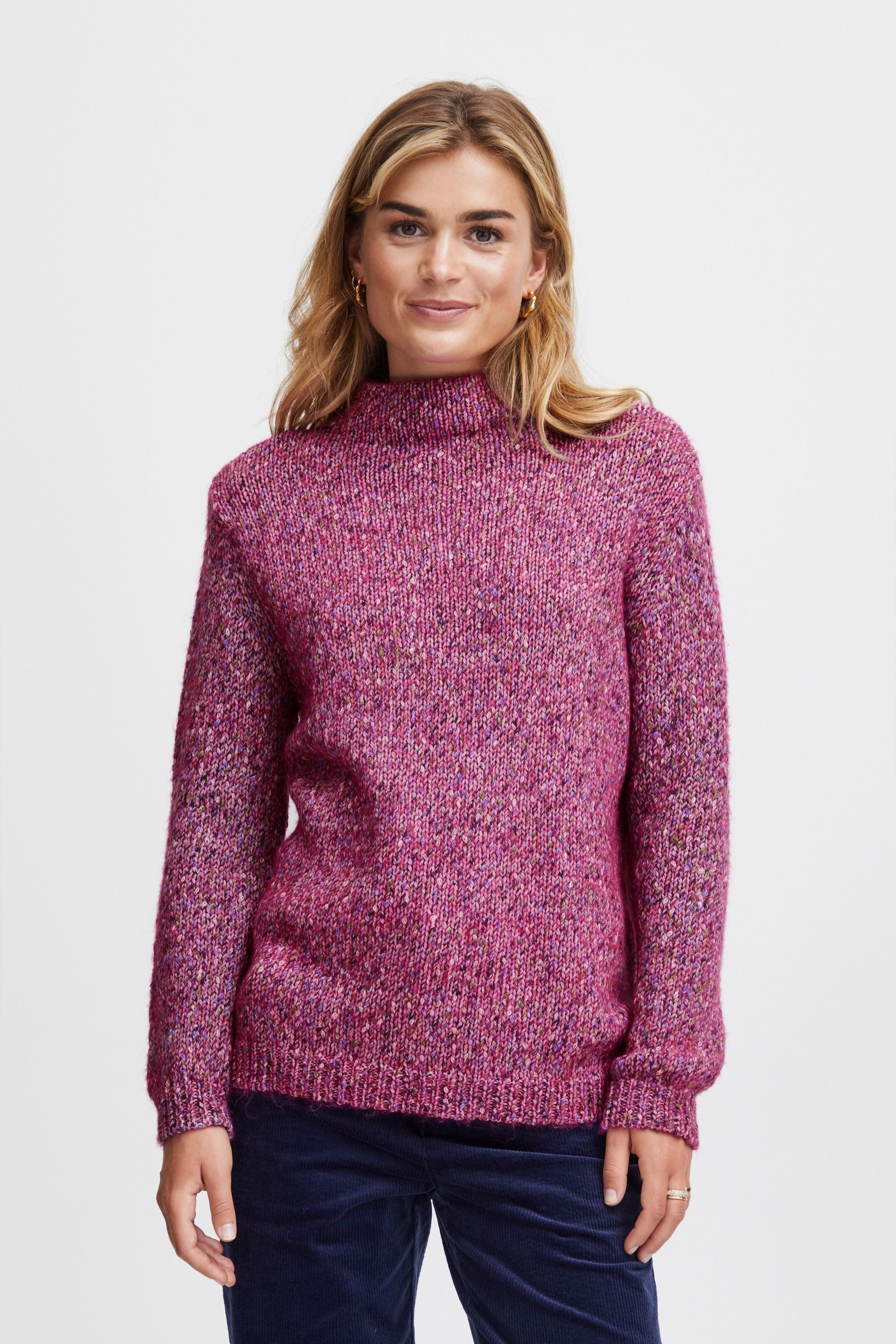 fransa Strickfleece-Pullover »Strickpullover FRSpotta«