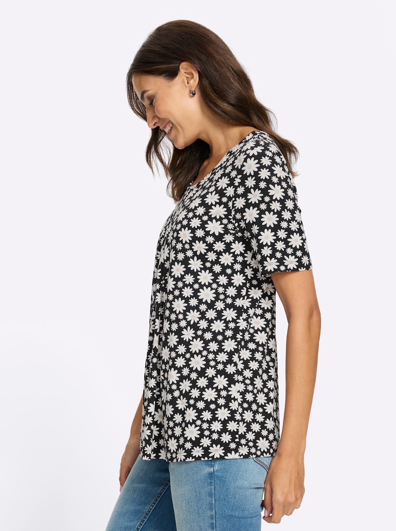   Print-Shirt »Druck-Shirt« 1 tlg.